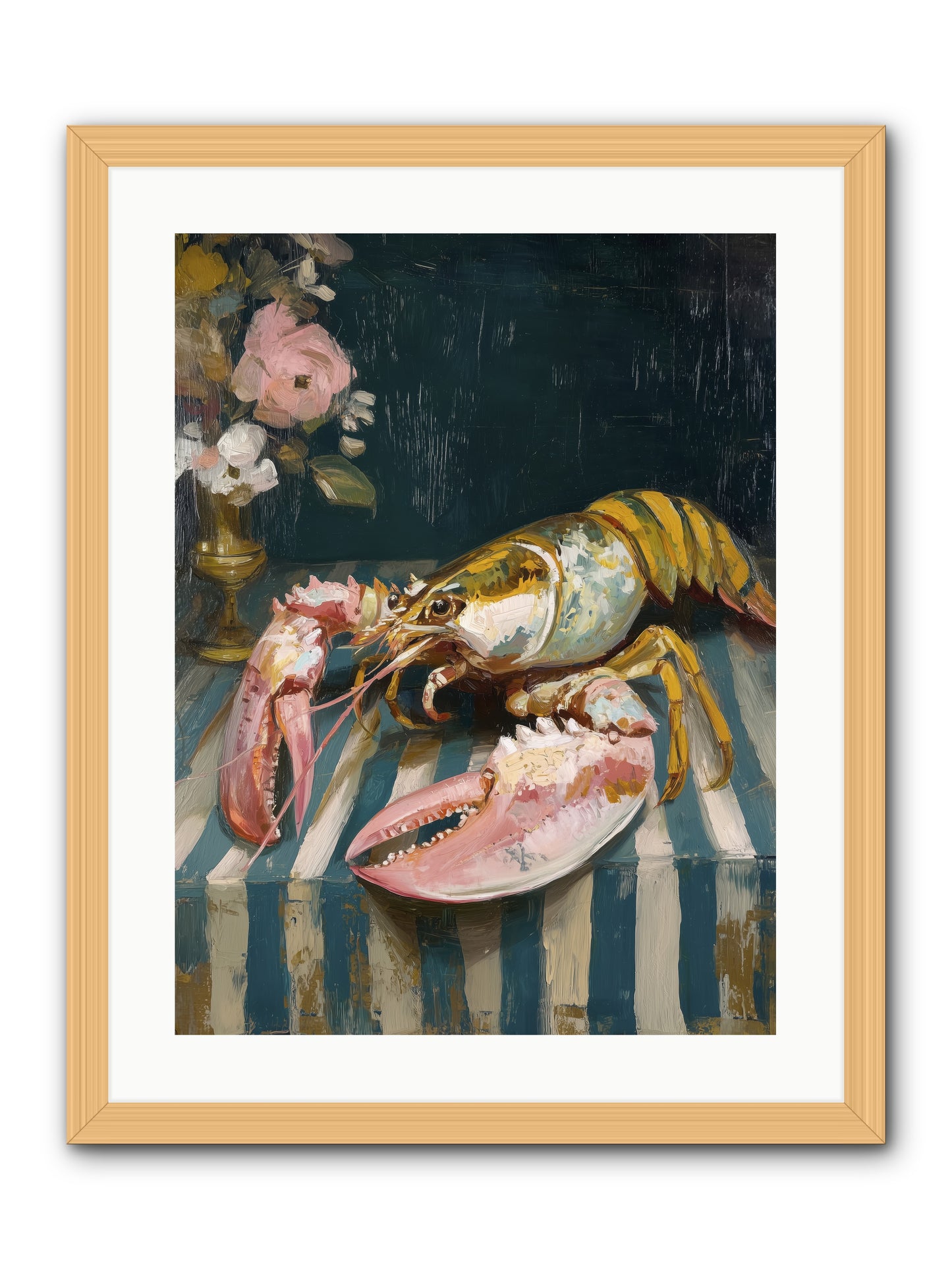 Finding Sea -- Framed Print - Natural 18x24