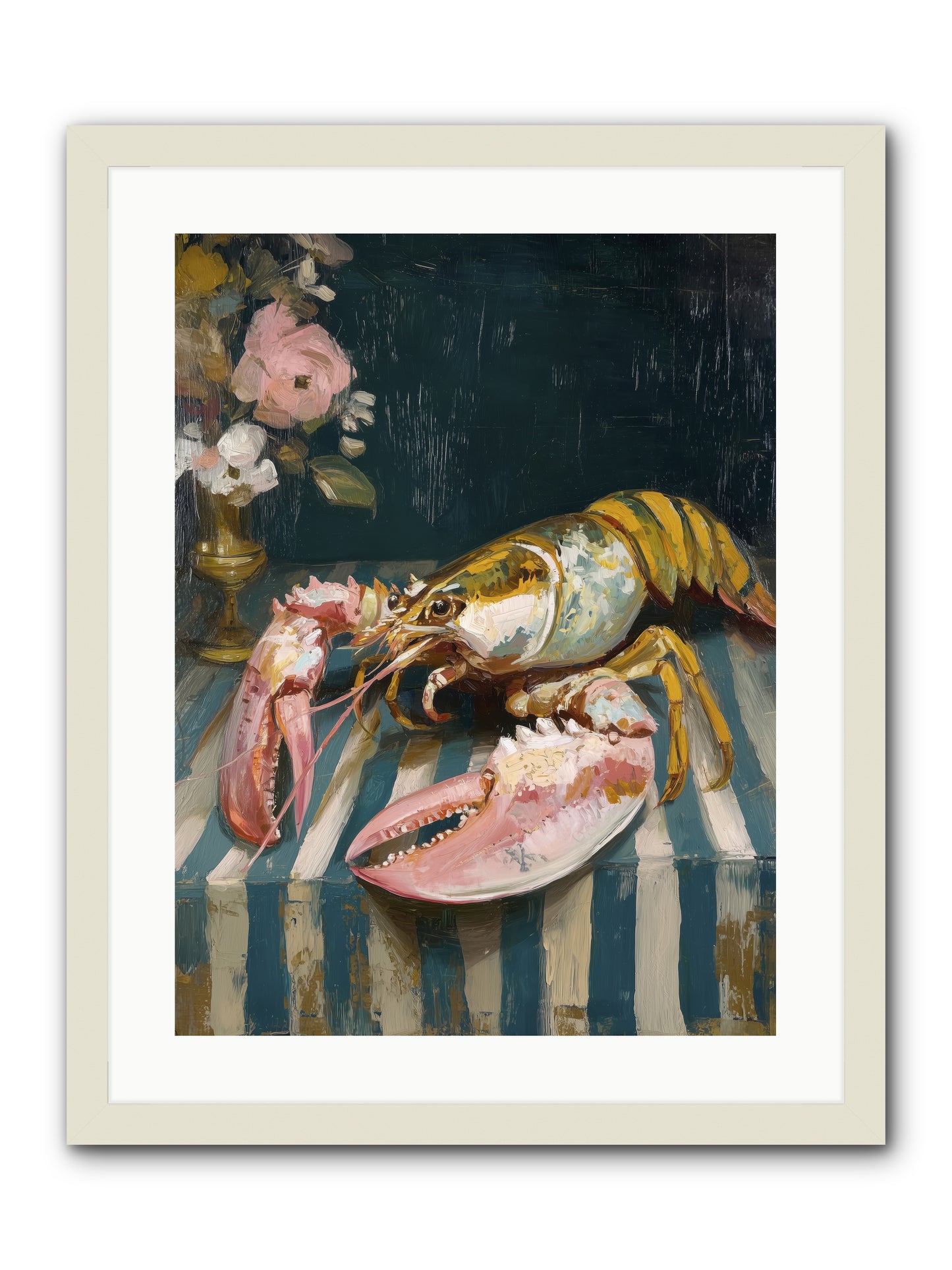 Finding Sea -- Framed Print - White 18x24