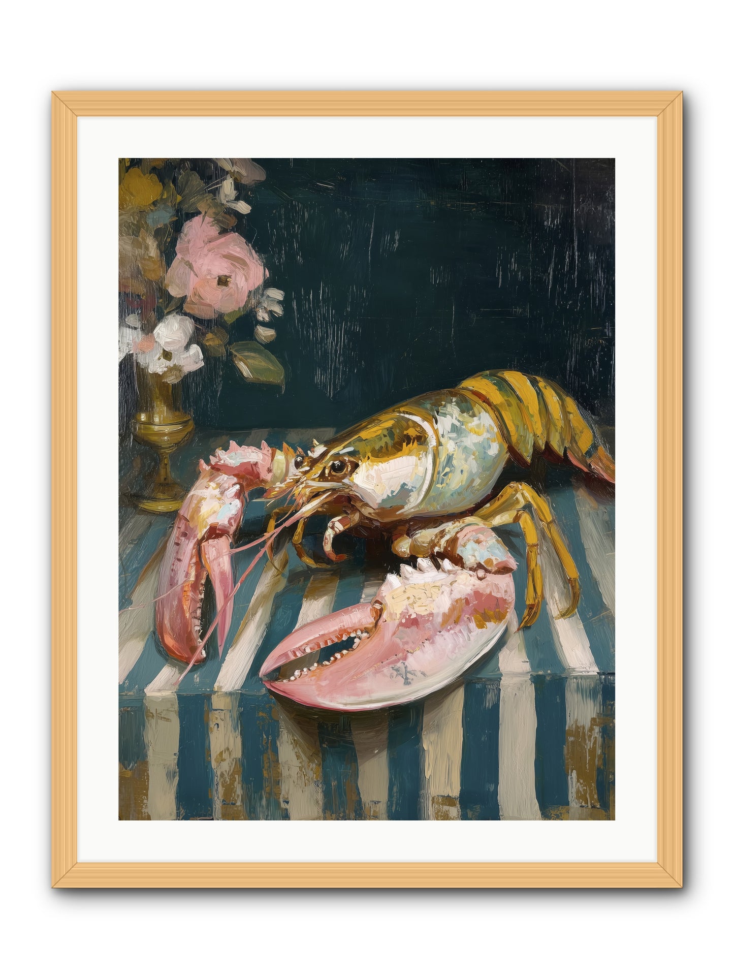 Finding Sea -- Framed Print - Natural 24x32