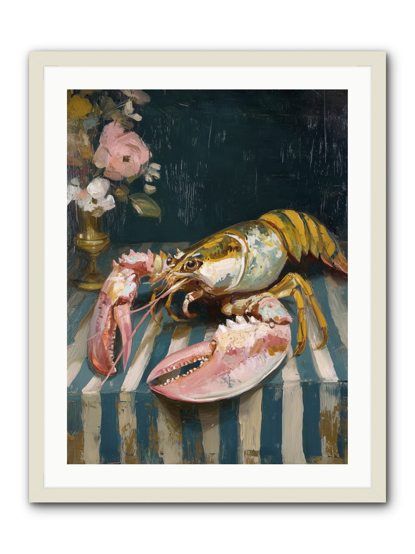 Finding Sea -- Framed Print - White 24x32