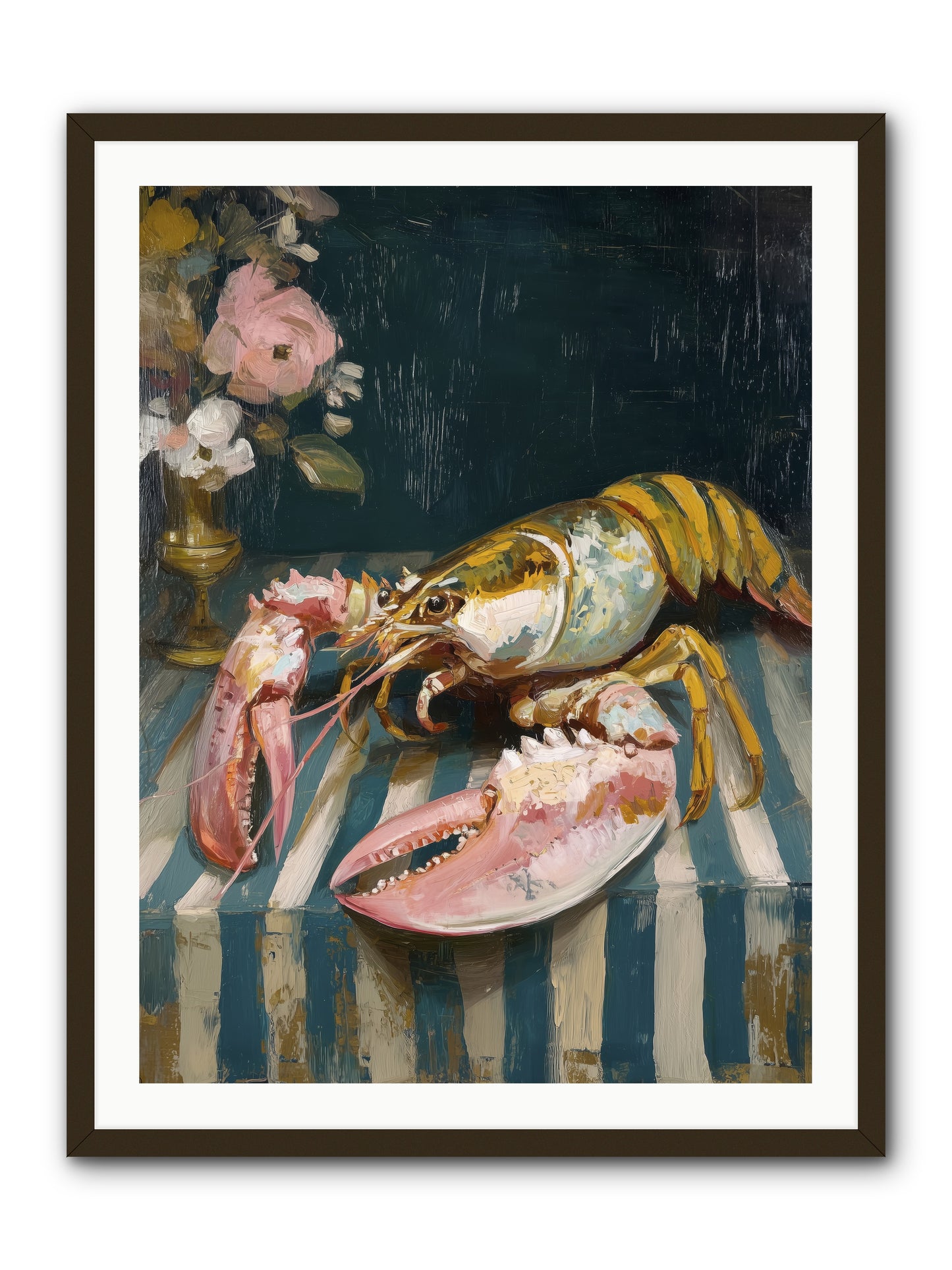 Finding Sea -- Framed Print - Black 30x40