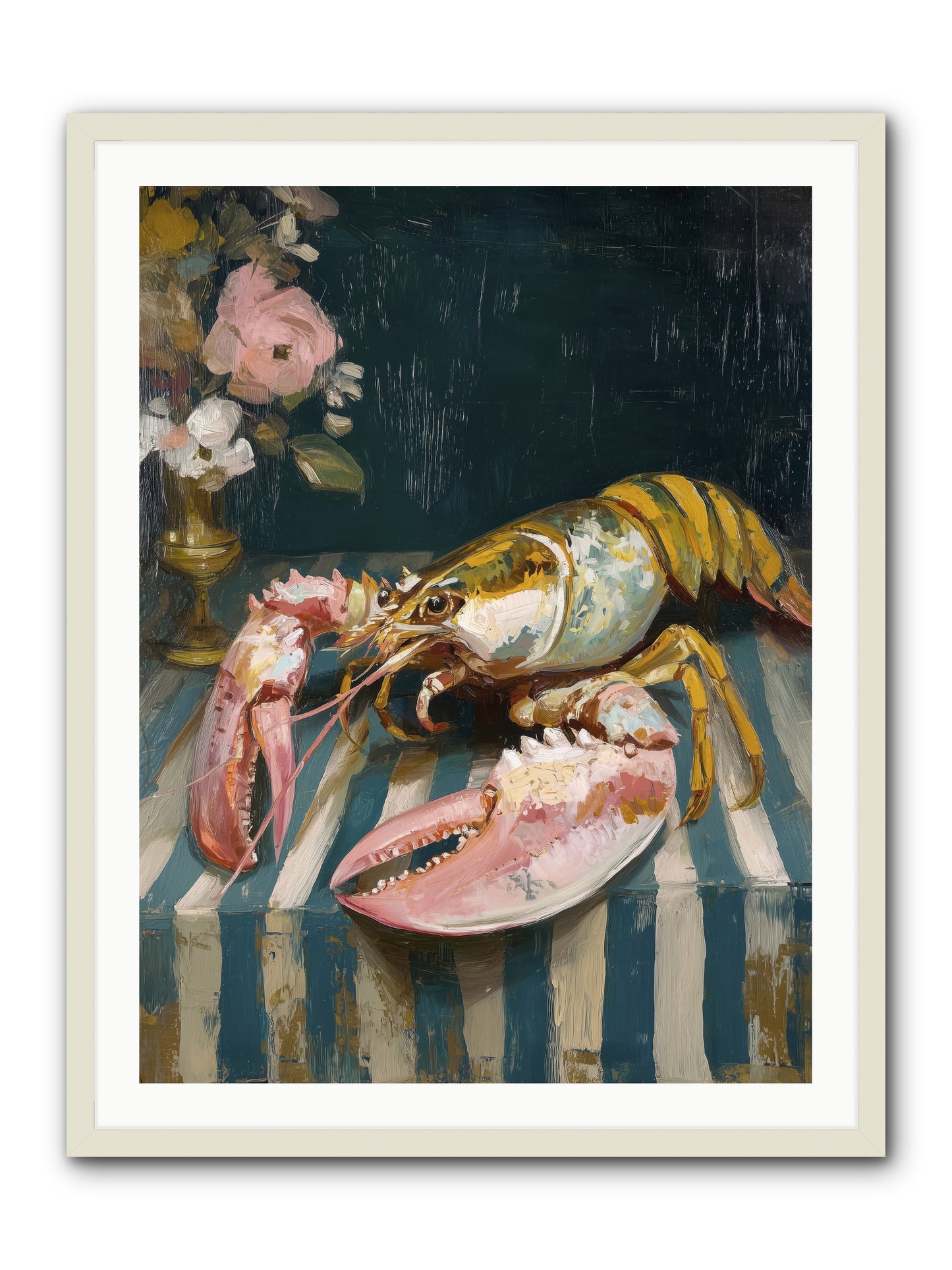 Finding Sea -- Framed Print - White 30x40