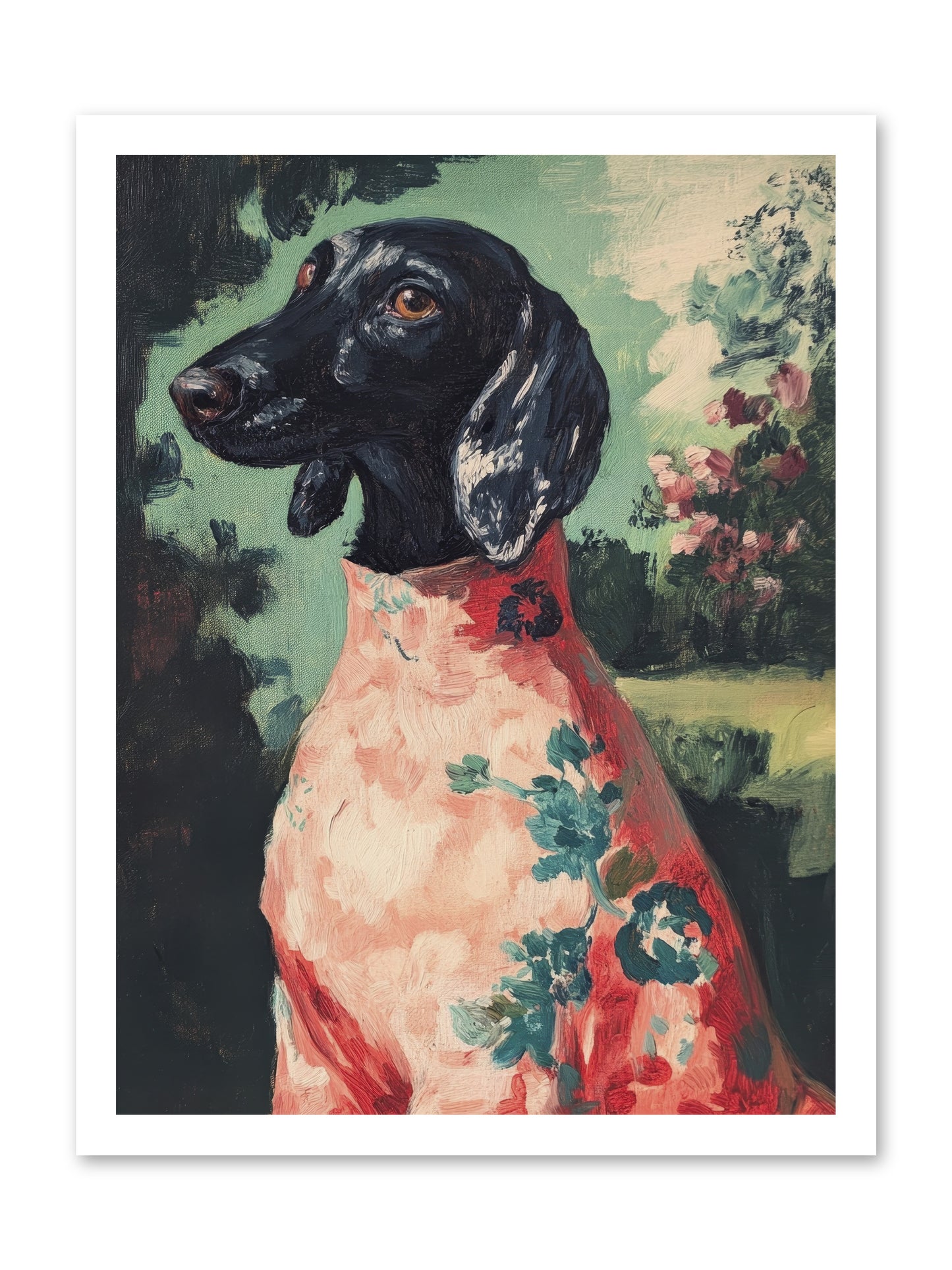 Finery and Flowers -- Paper Print 18x24