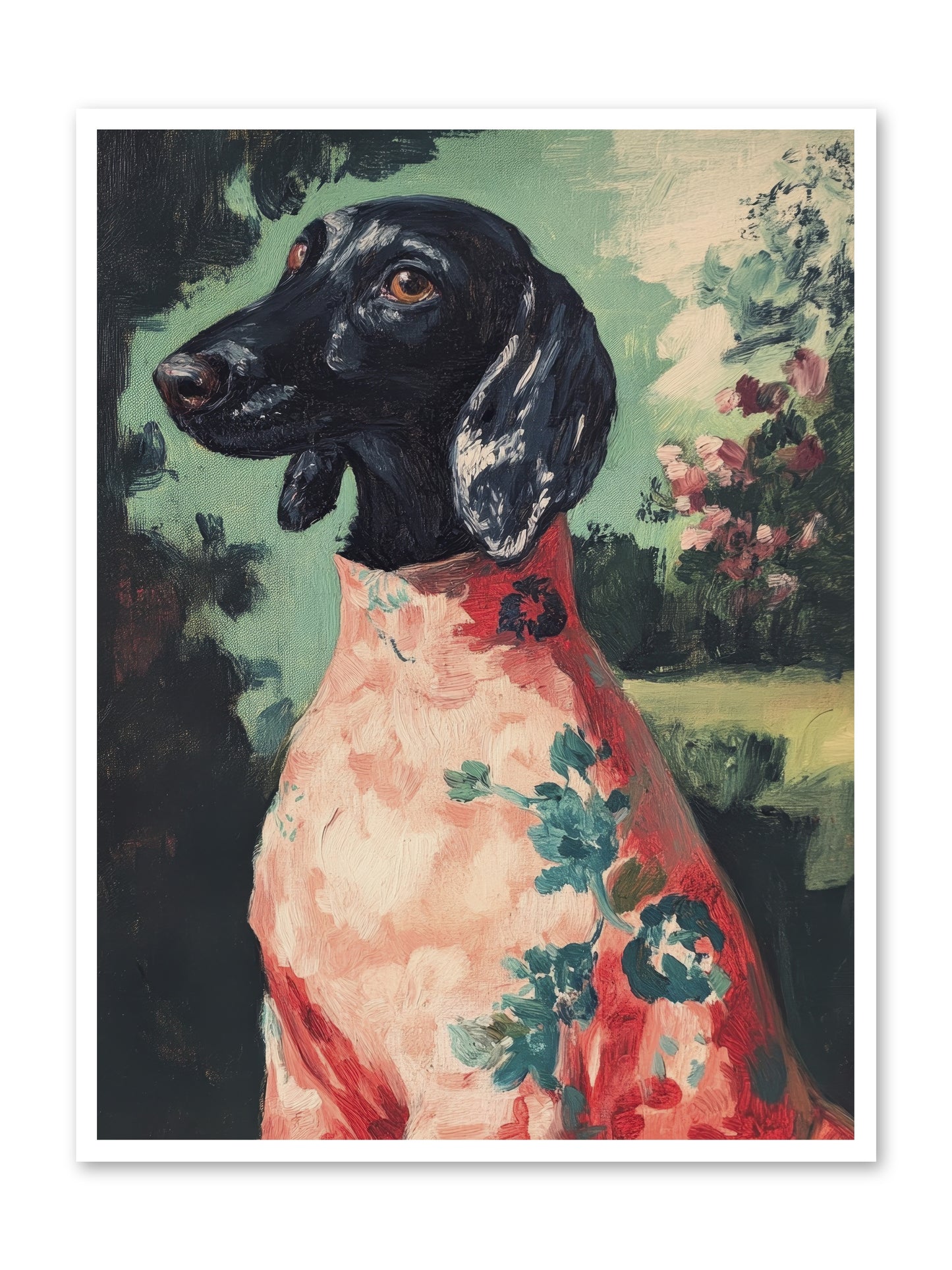 Finery and Flowers -- Paper Print 36x48