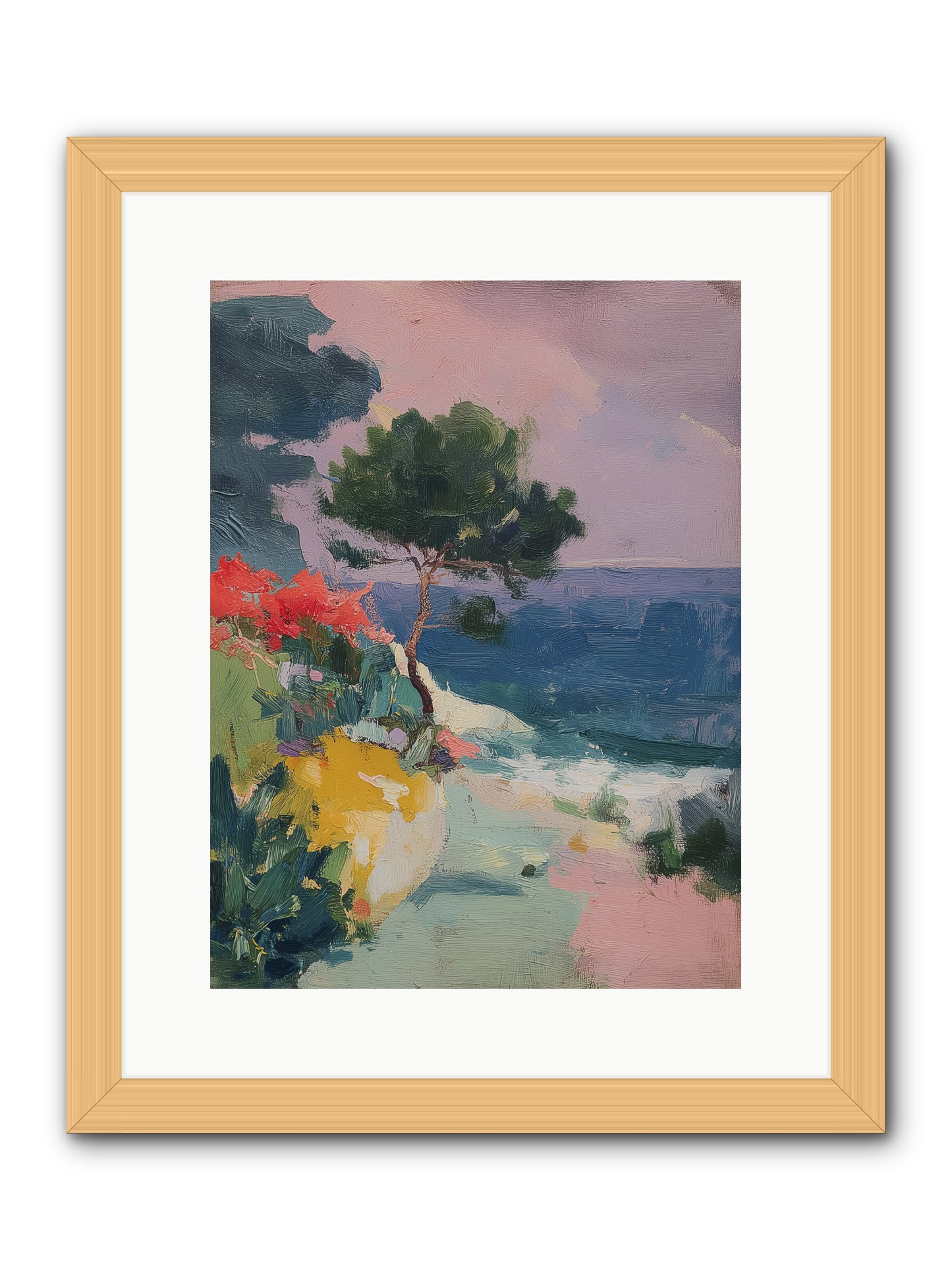 Firefly Nights -- Framed Print - Natural 12x16
