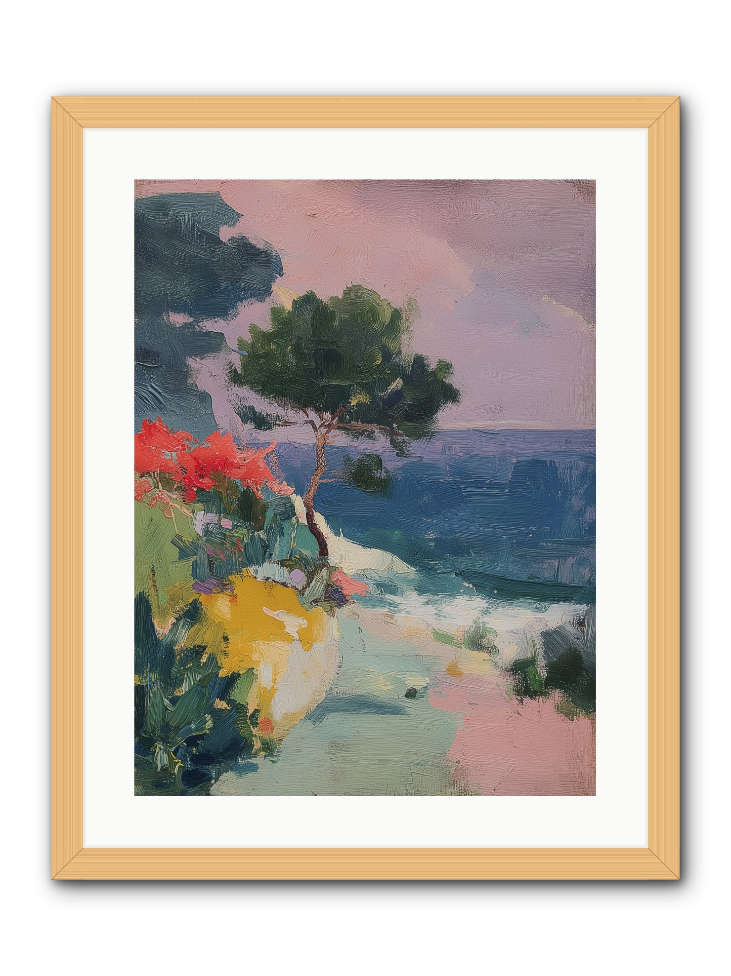 Firefly Nights -- Framed Print - Natural 18x24