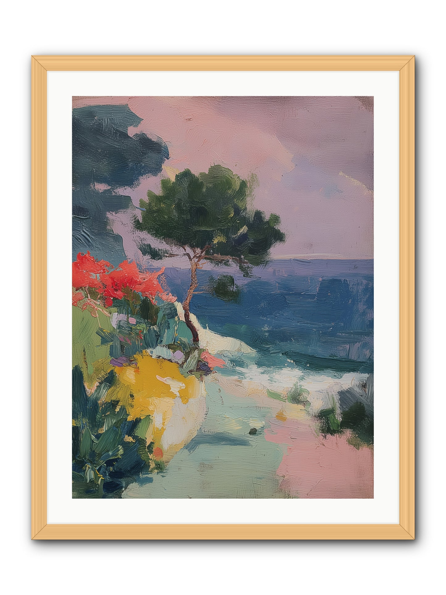 Firefly Nights -- Framed Print - Natural 24x32