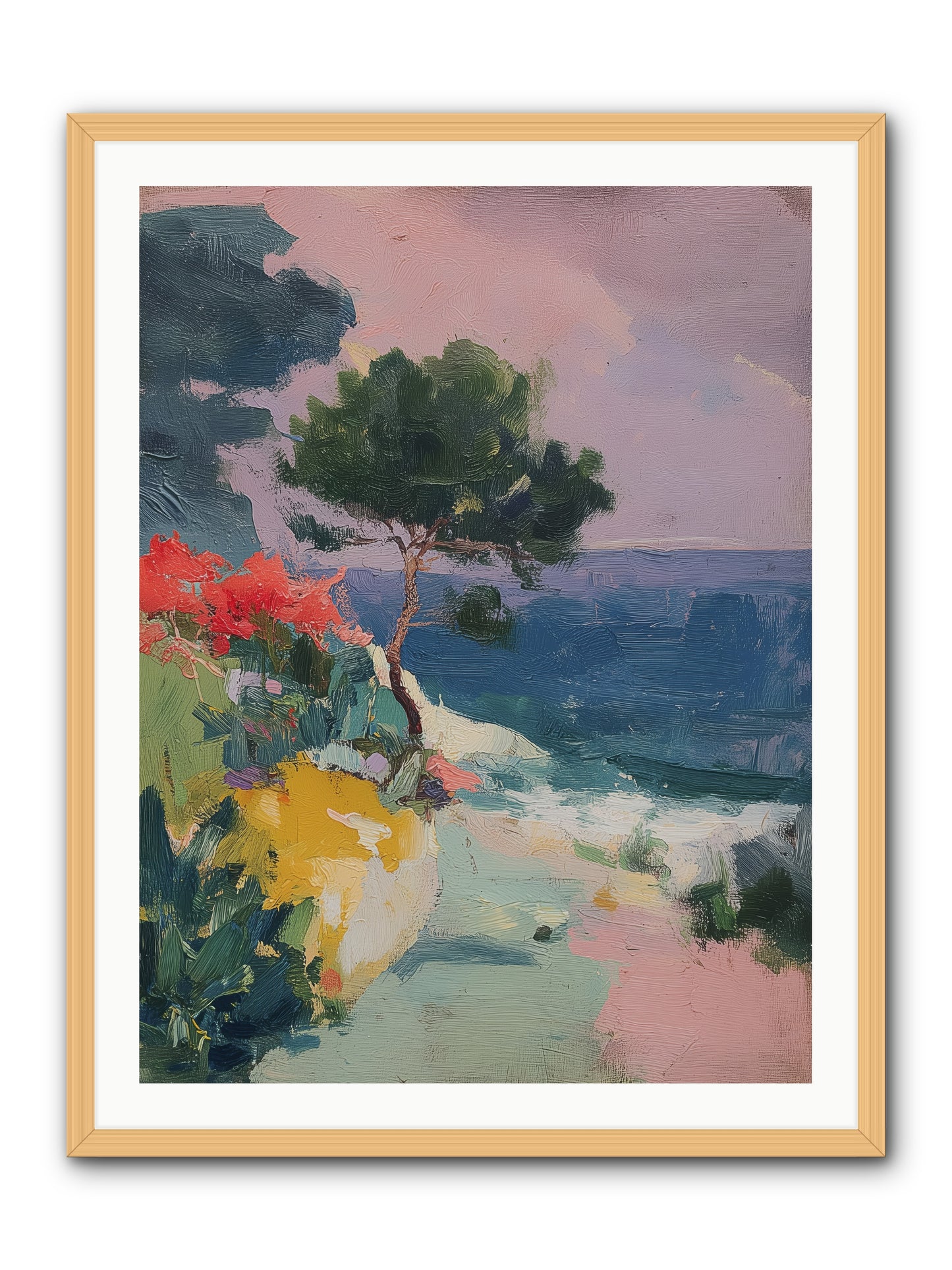 Firefly Nights -- Framed Print - Natural 30x40
