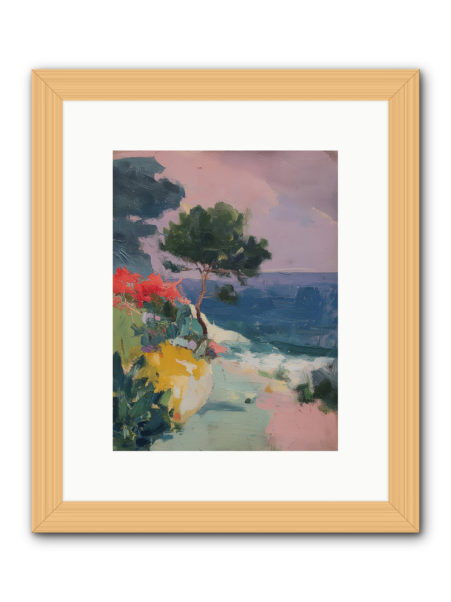 Firefly Nights -- Framed Print - Natural 9x12