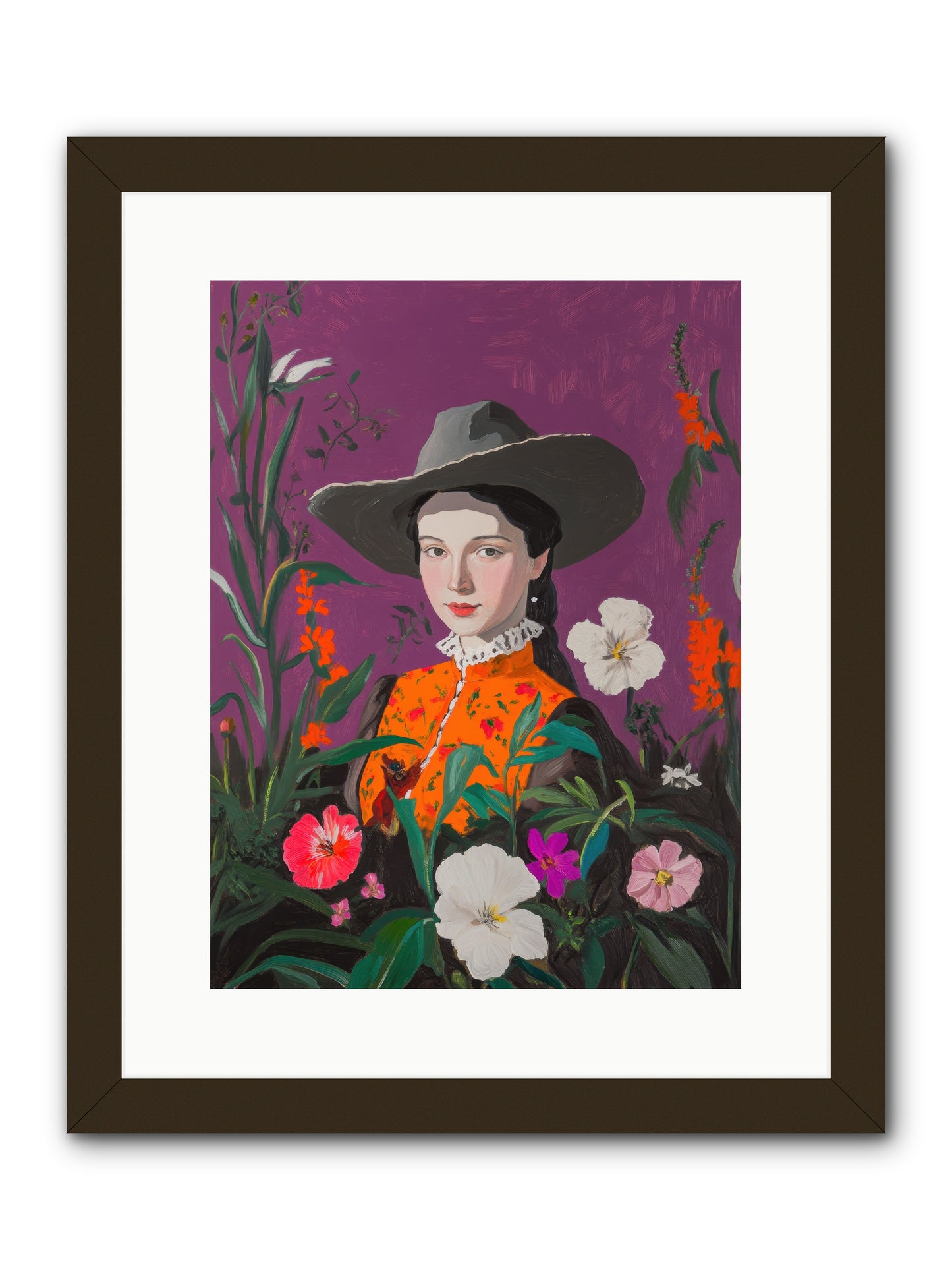 Firefly Ranch -- Framed Print - Black 12x16