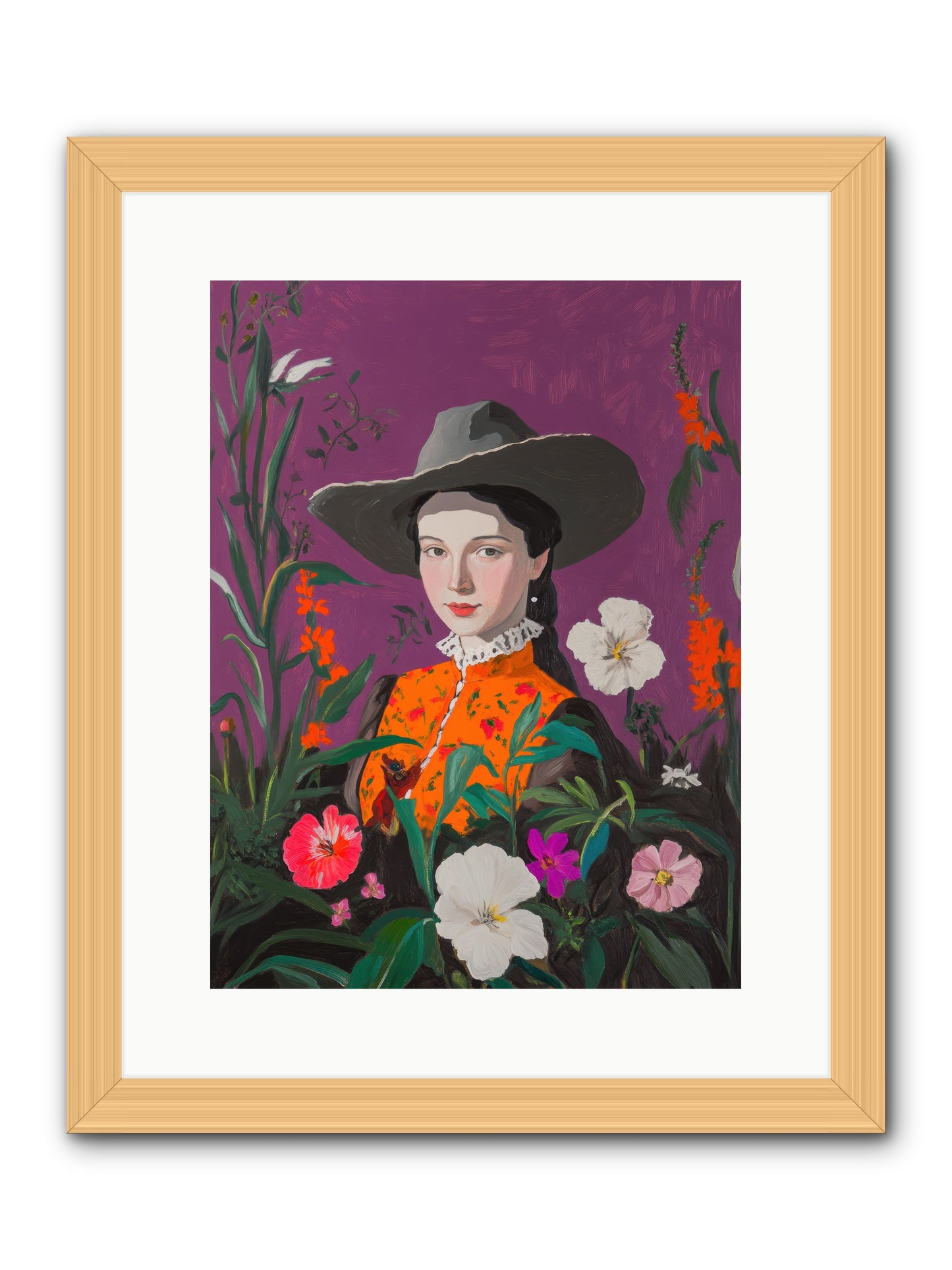 Firefly Ranch -- Framed Print - Natural 12x16