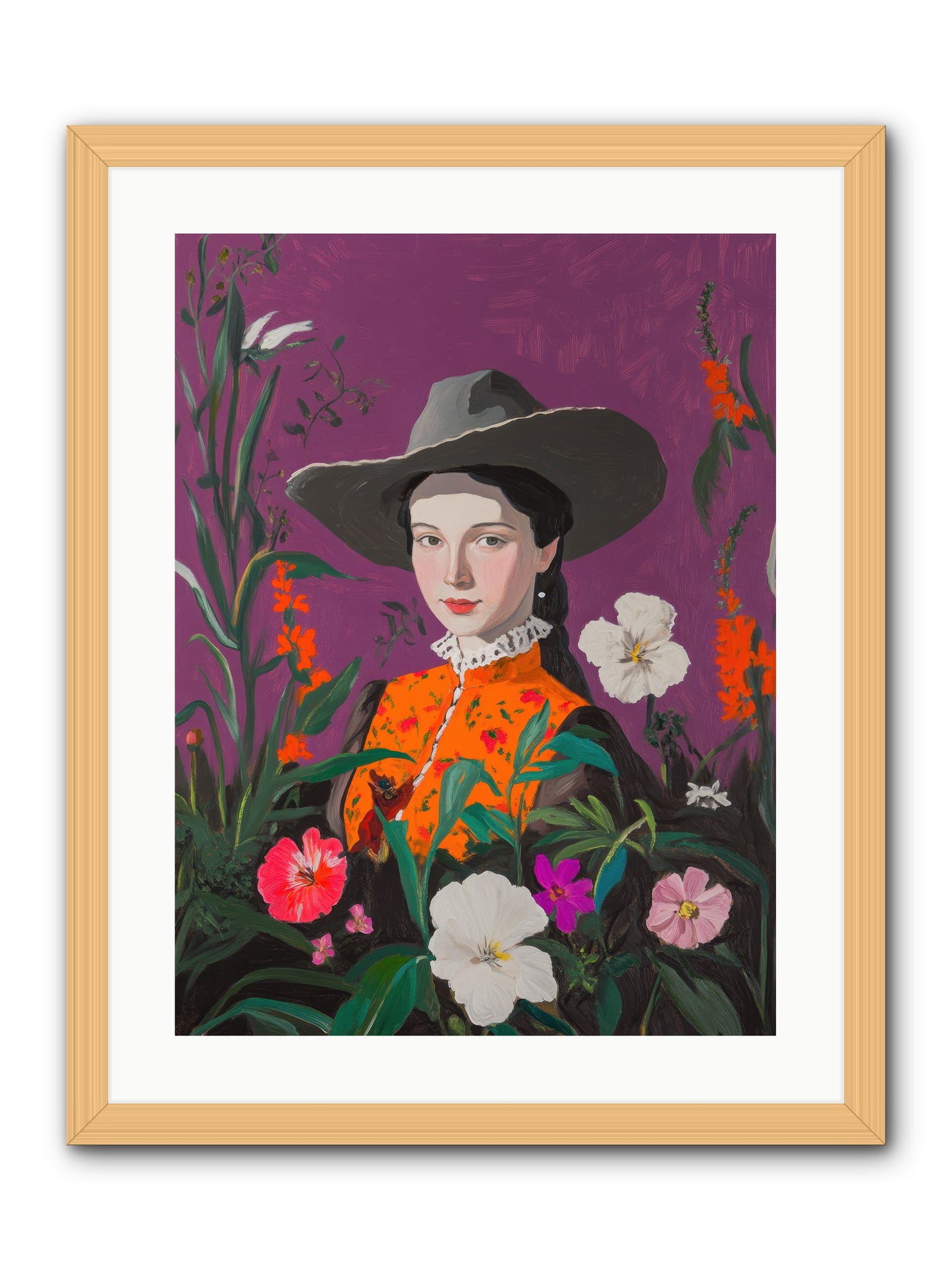 Firefly Ranch -- Framed Print - Natural 18x24