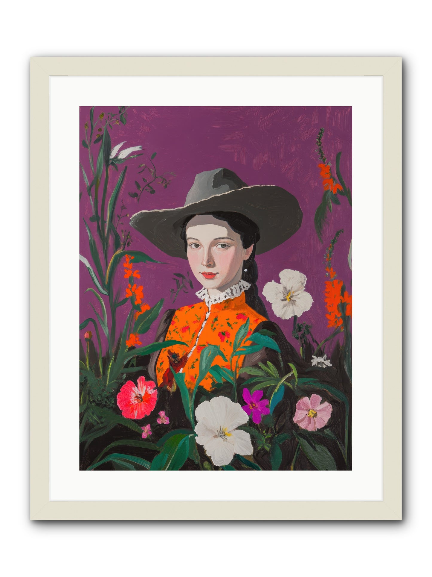Firefly Ranch -- Framed Print - White 18x24