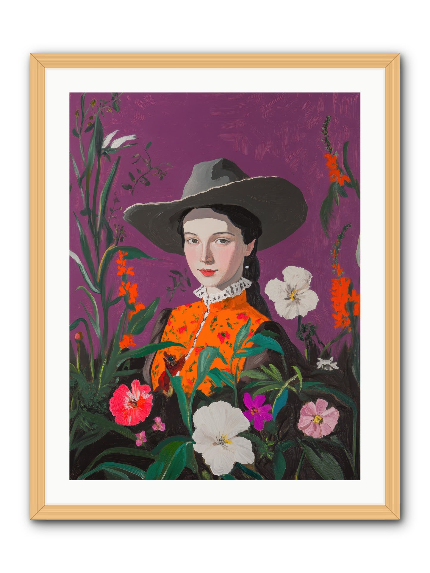 Firefly Ranch -- Framed Print - Natural 24x32
