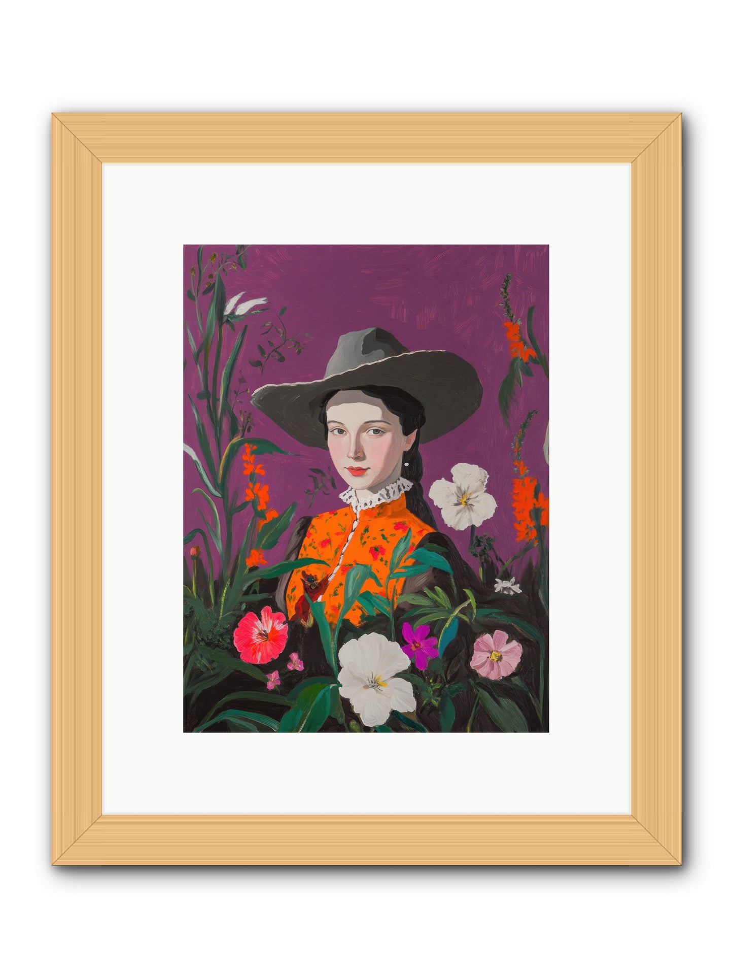 Firefly Ranch -- Framed Print - Natural 9x12