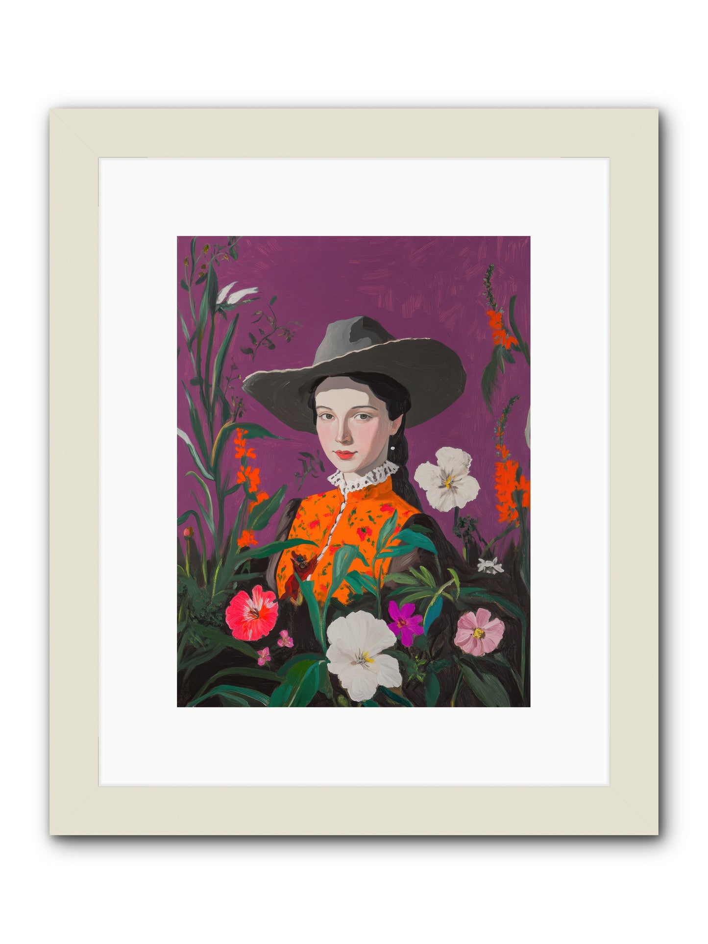 Firefly Ranch -- Framed Print - White 9x12
