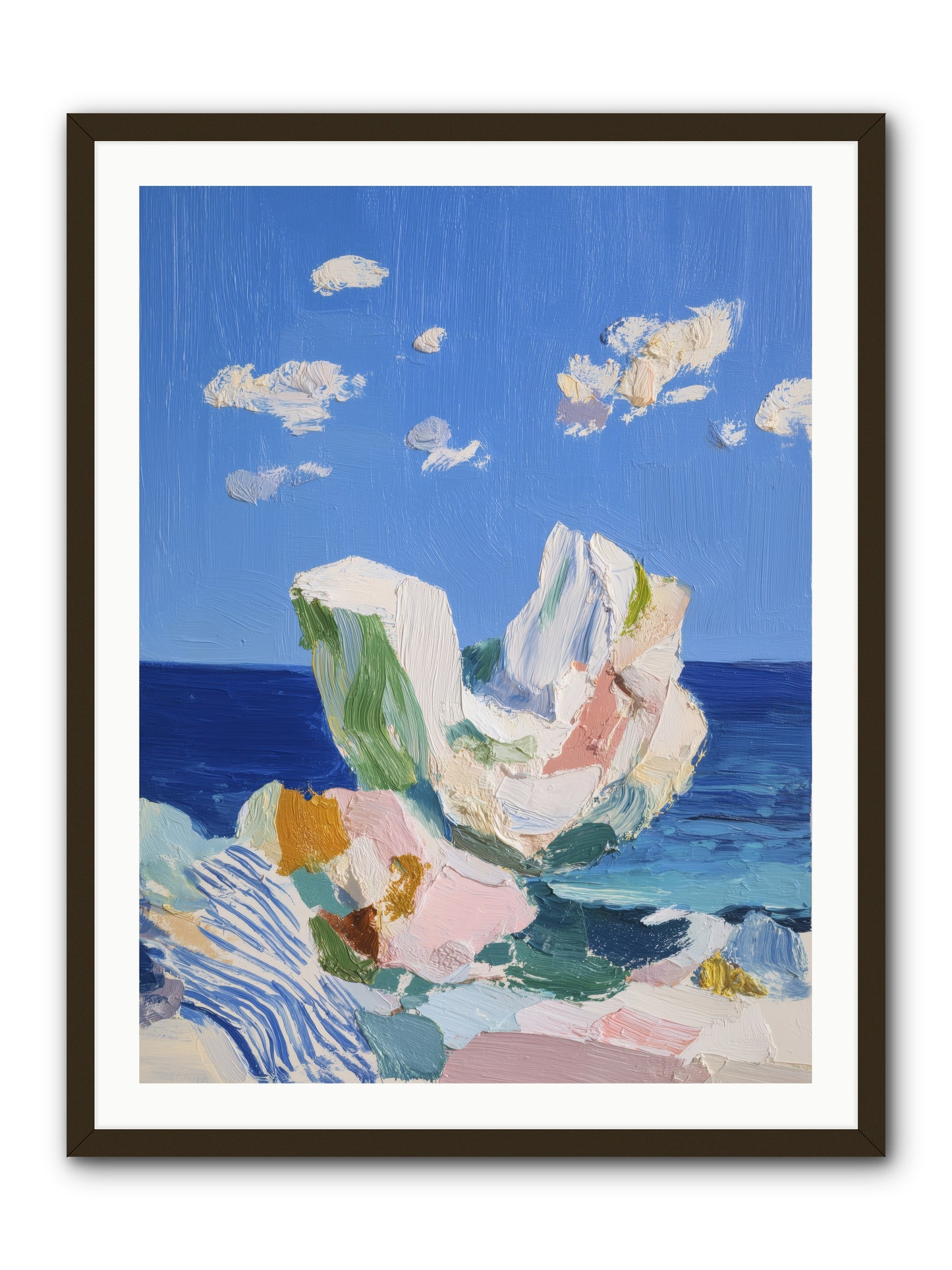 First Light Fiction -- Framed Print - Black 30x40