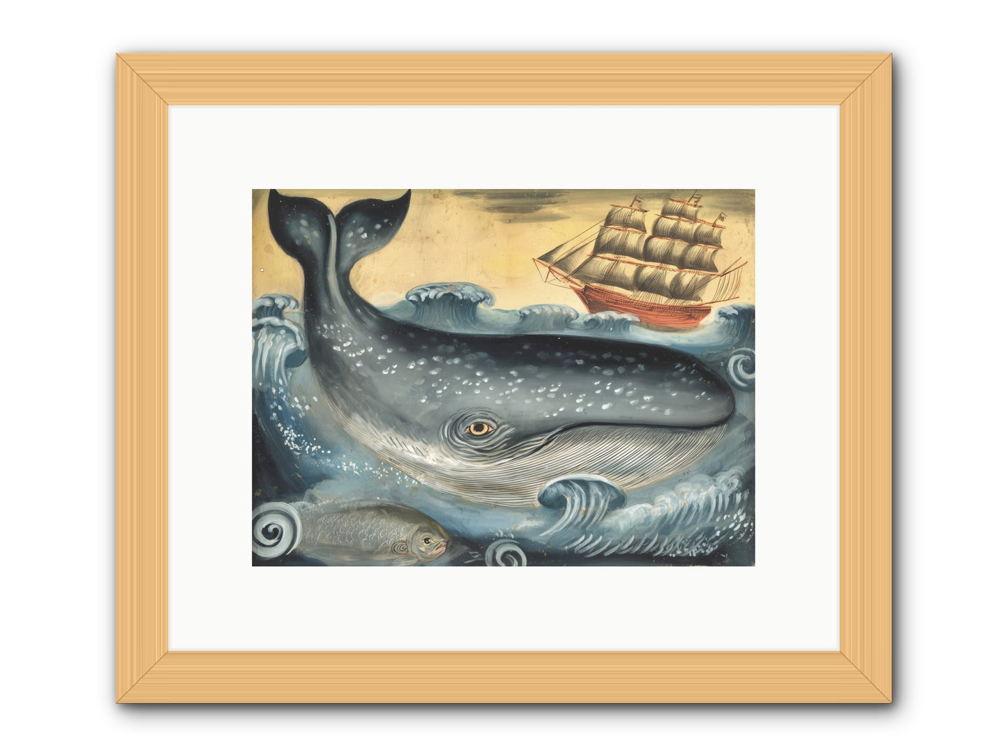 First Light Find -- Framed Print - Natural 12x9