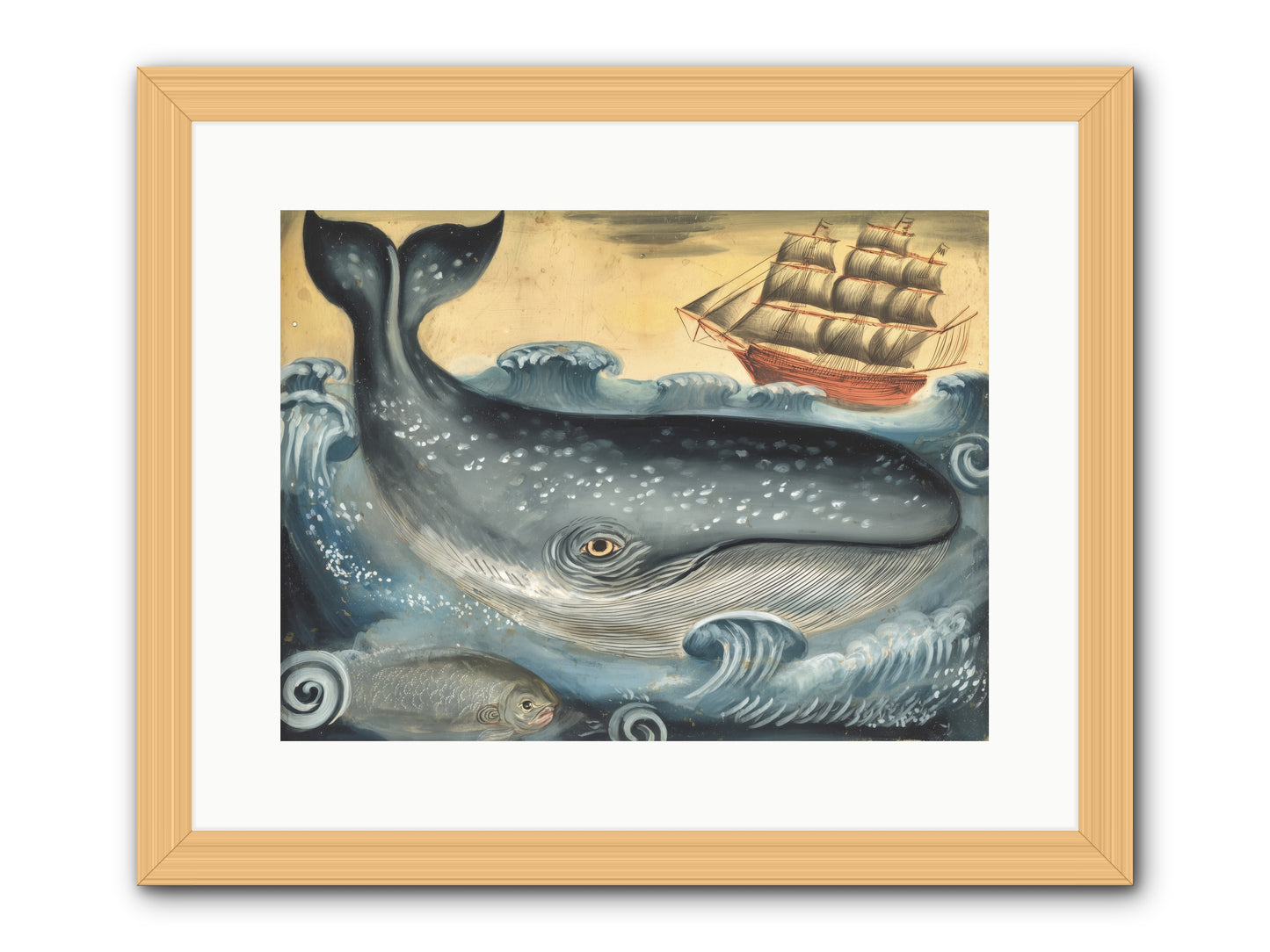 First Light Find -- Framed Print - Natural 16x12