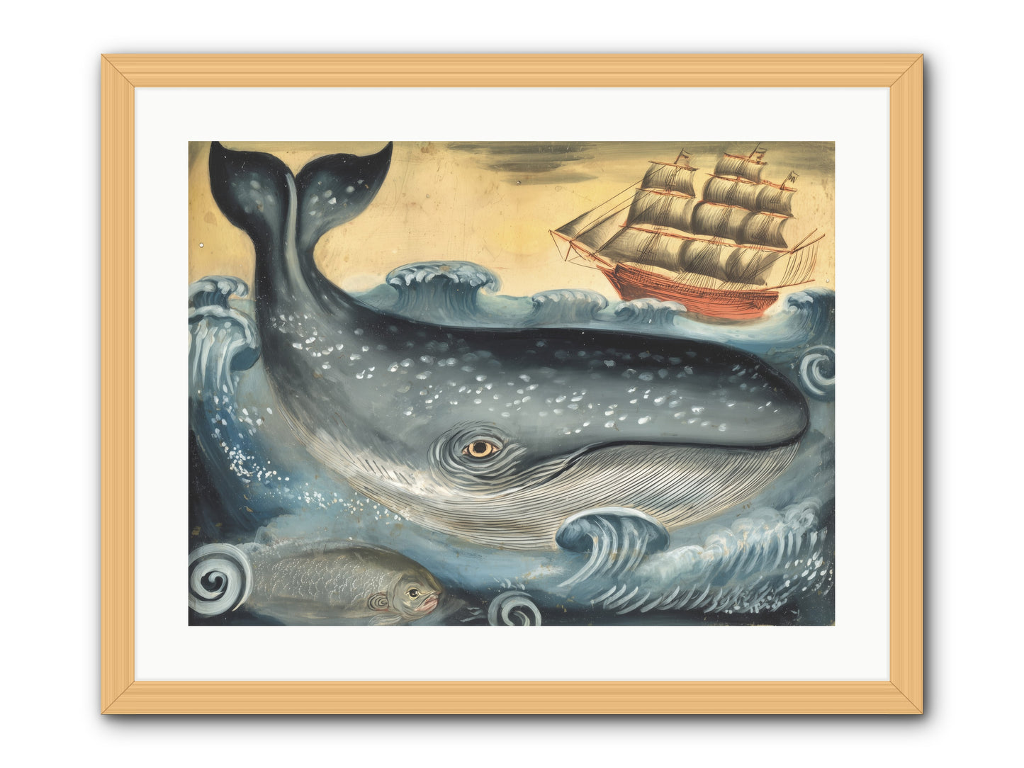 First Light Find -- Framed Print - Natural 24x18
