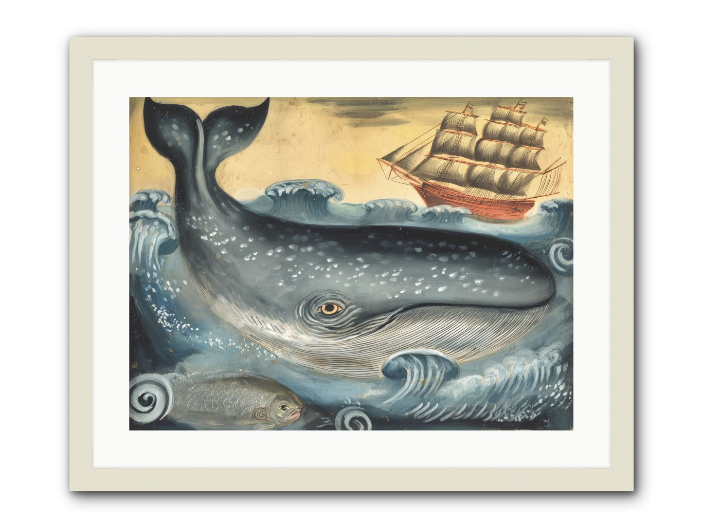 First Light Find -- Framed Print - White 24x18