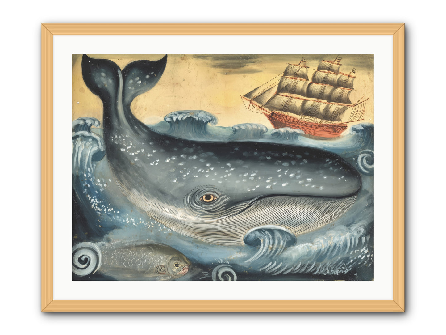 First Light Find -- Framed Print - Natural 32x24