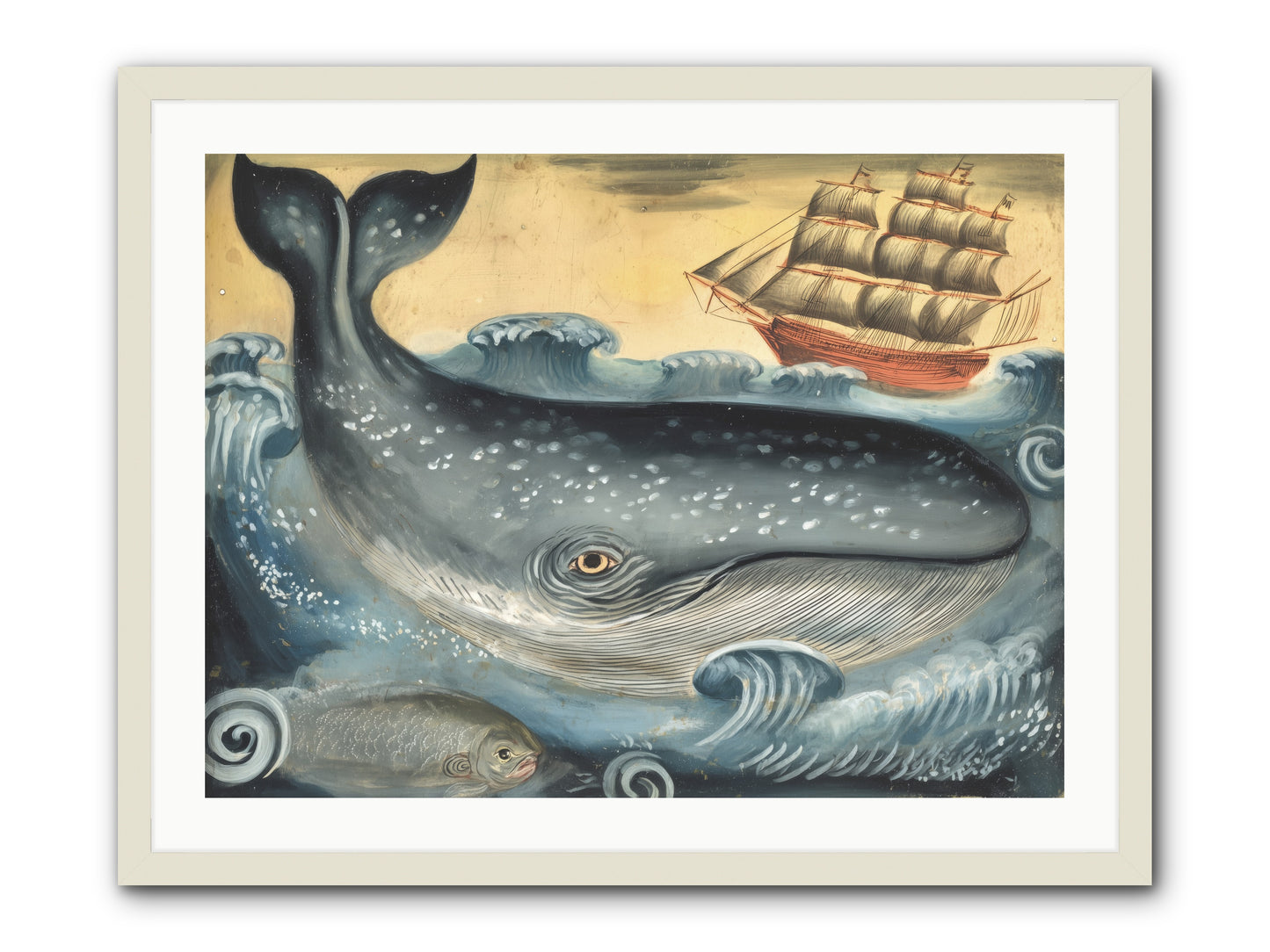 First Light Find -- Framed Print - White 32x24