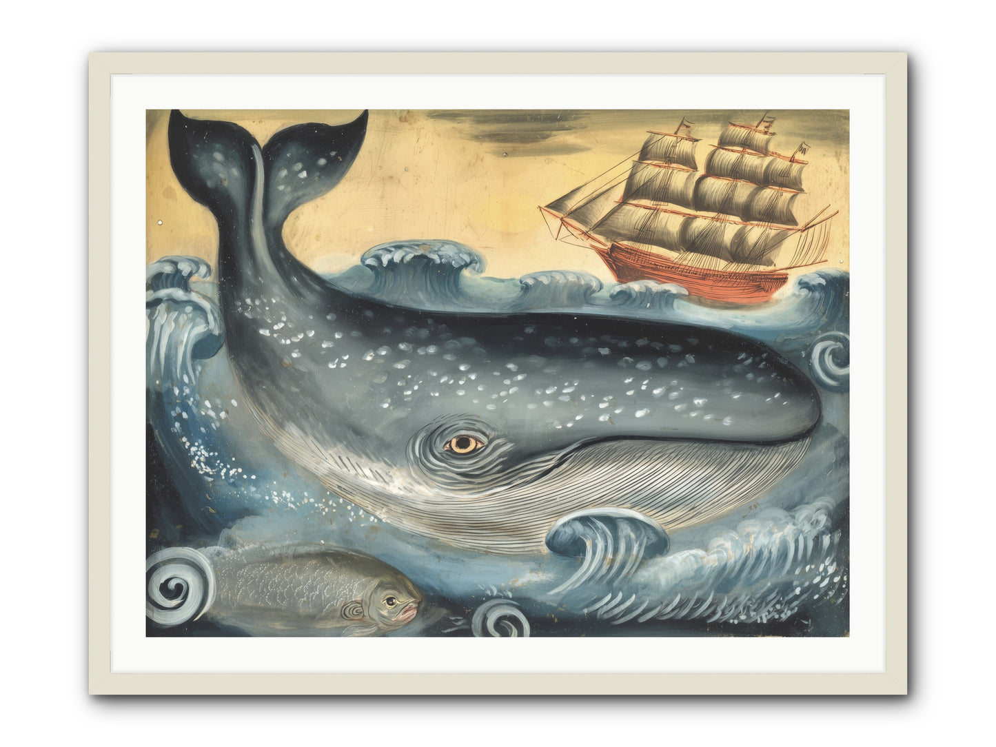 First Light Find -- Framed Print - White 40x30