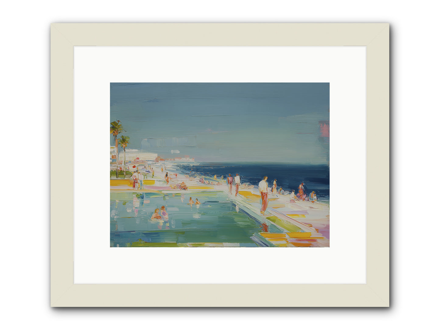 First Light Seduction -- Framed Print - White 12x9