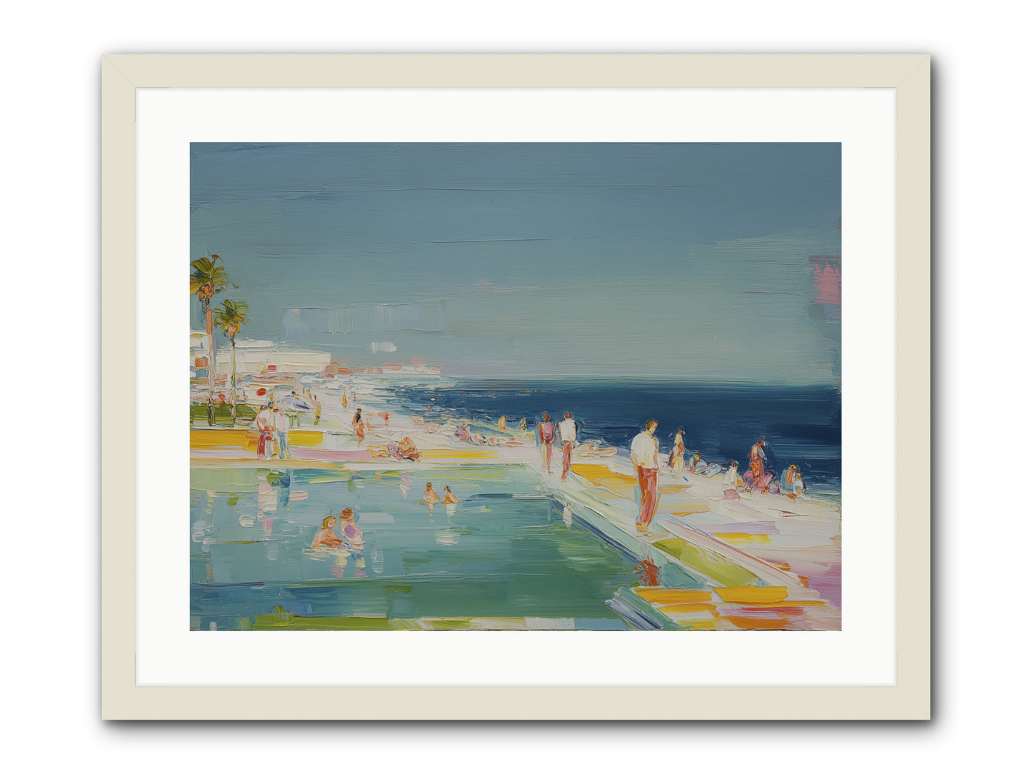 First Light Seduction -- Framed Print - White 24x18