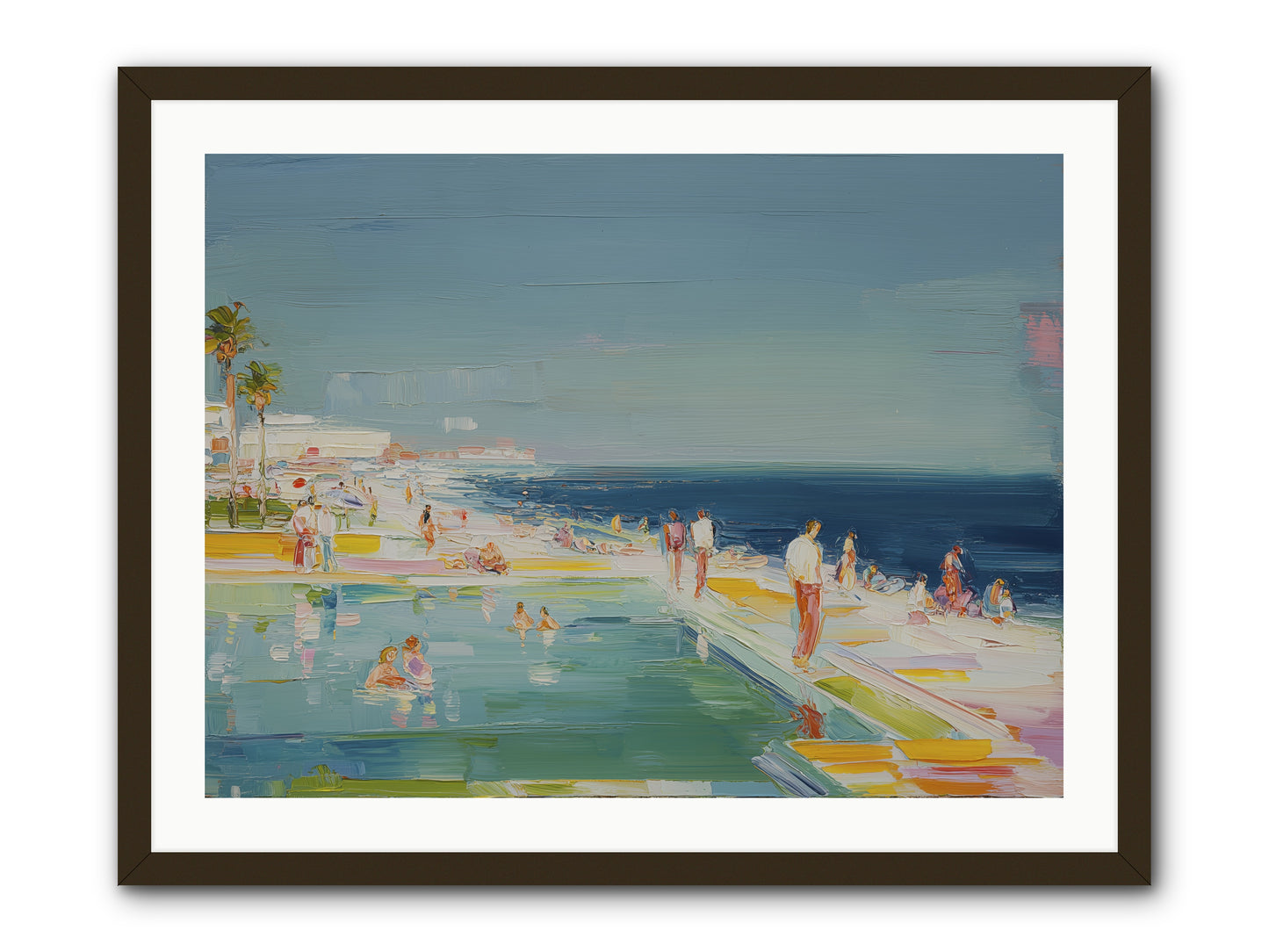 First Light Seduction -- Framed Print - Black 32x24
