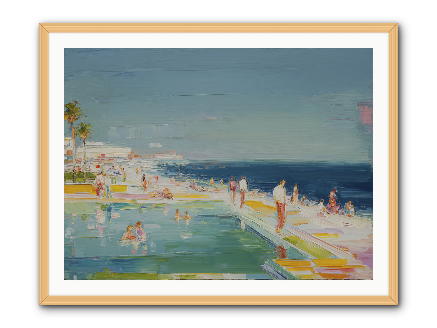 First Light Seduction -- Framed Print - Natural 40x30