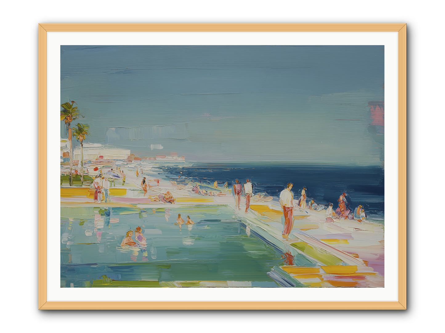 First Light Seduction -- Framed Print - Natural 48x36