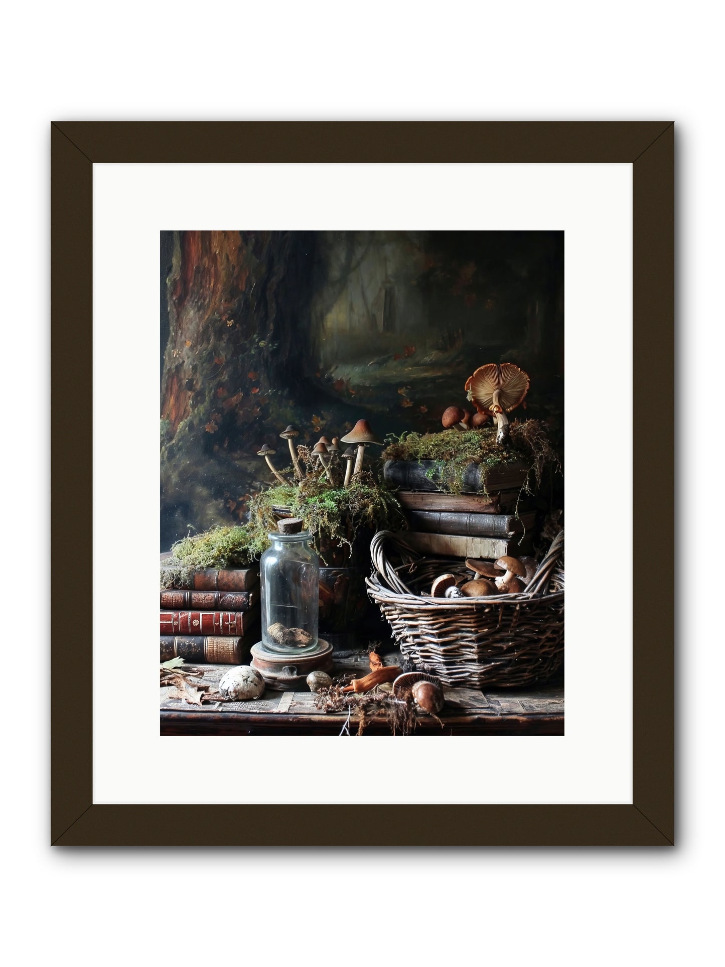 First Steps -- Framed Print - Black 12x15