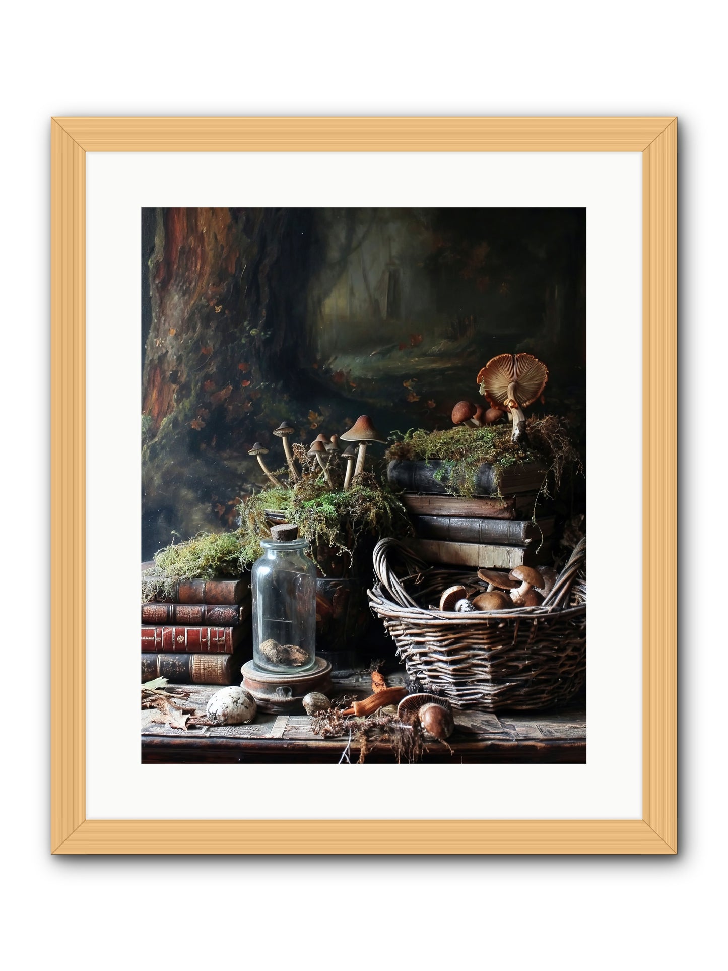 First Steps -- Framed Print - Natural 16x20
