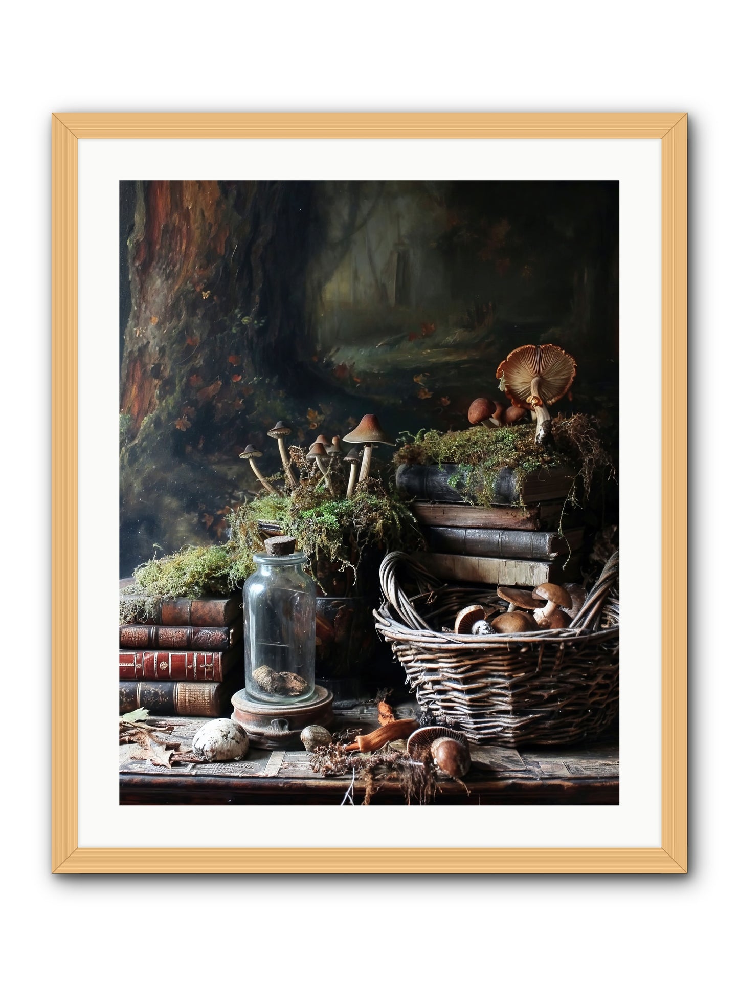 First Steps -- Framed Print - Natural 24x30