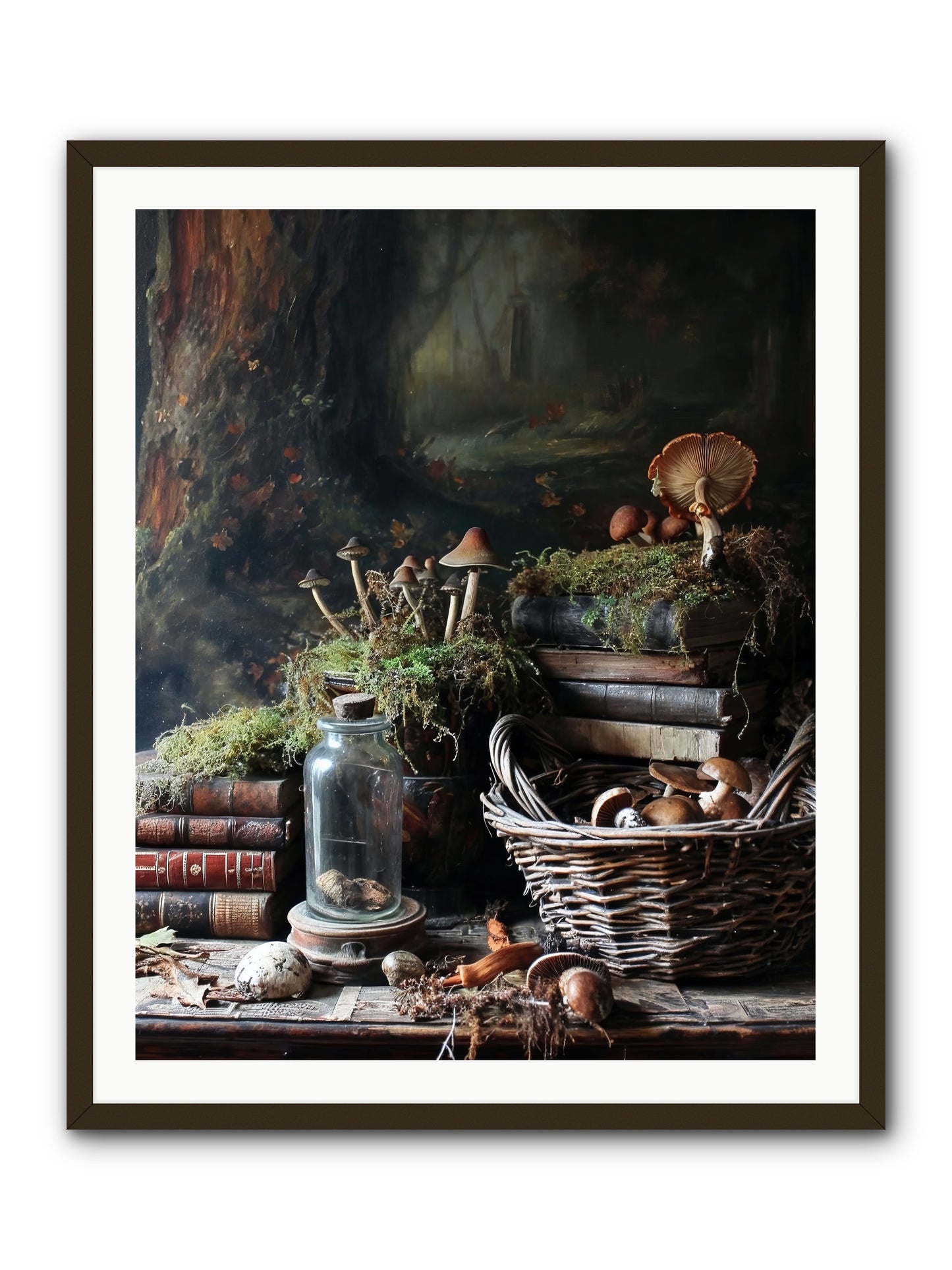 First Steps -- Framed Print - Black 32x40
