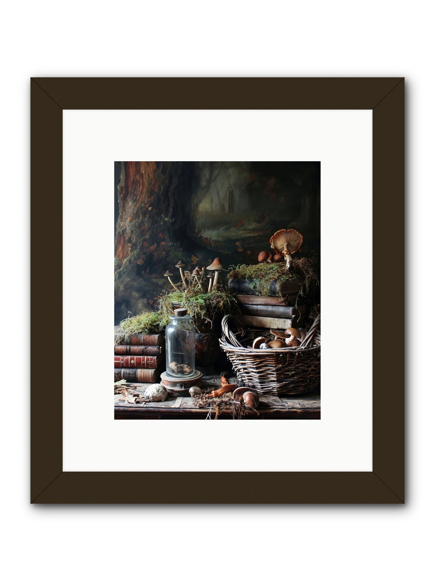 First Steps -- Framed Print - Black 8x10
