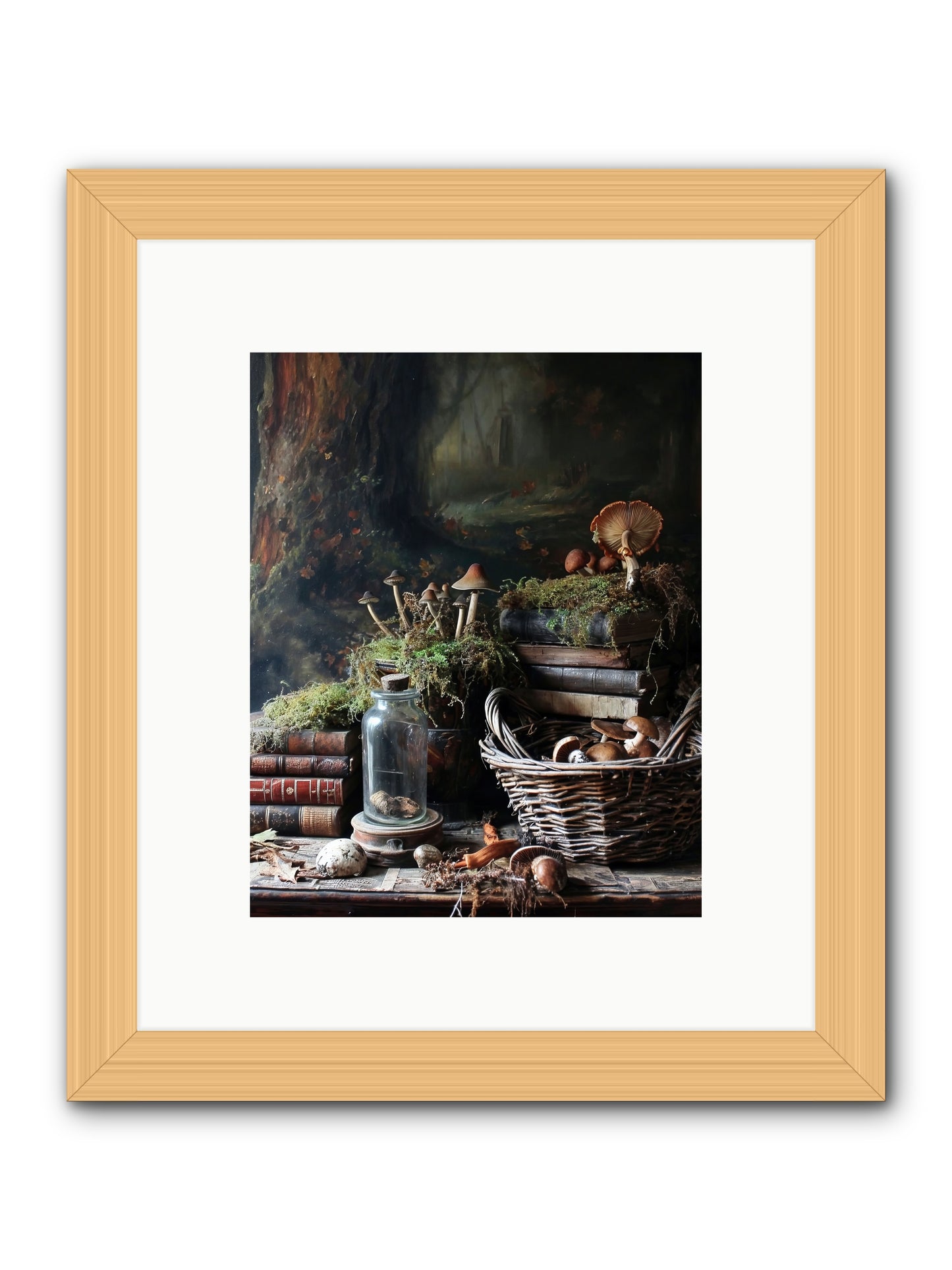 First Steps -- Framed Print - Natural 8x10