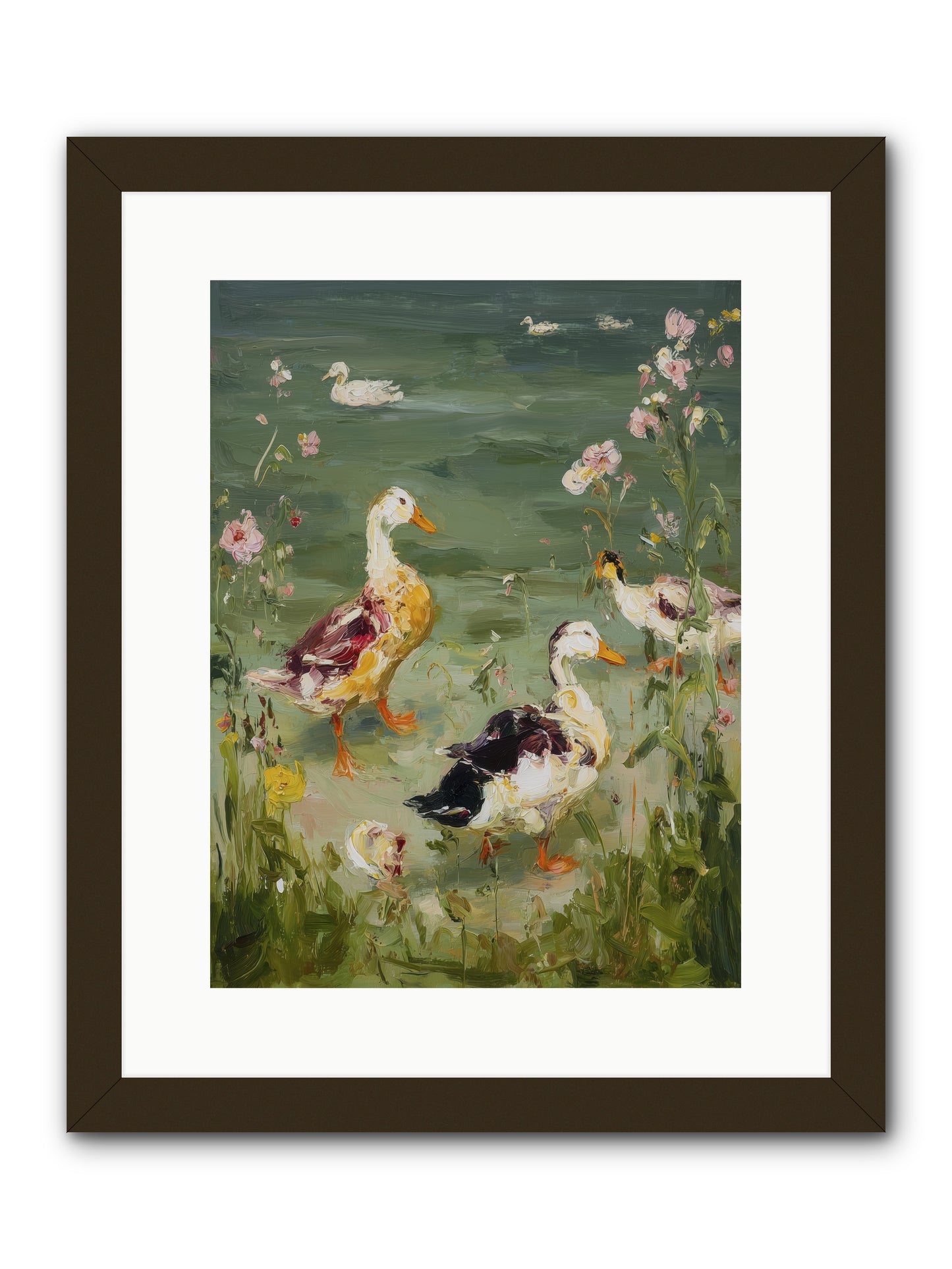 First Summer -- Framed Print - Black 12x16