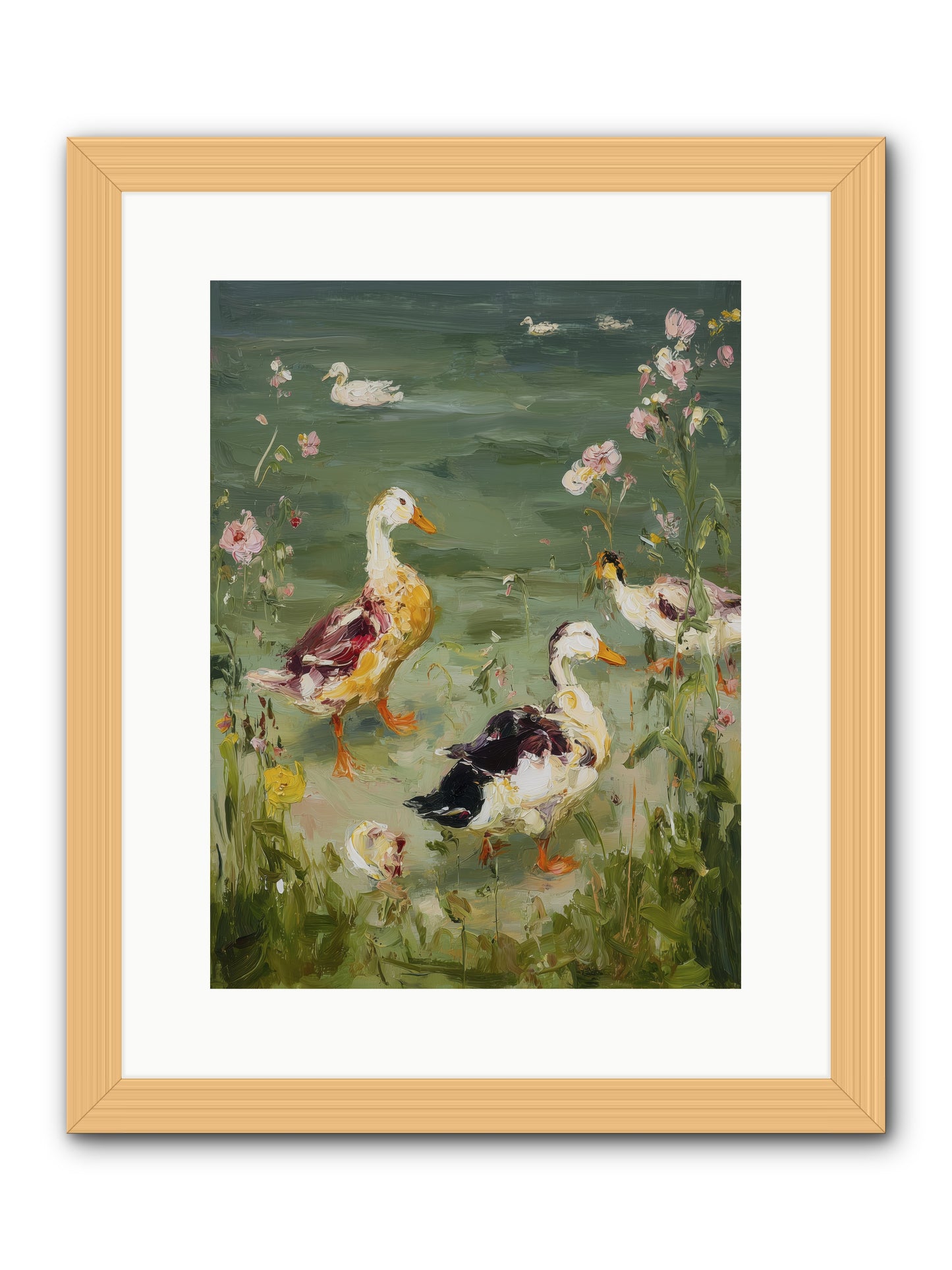 First Summer -- Framed Print - Natural 12x16
