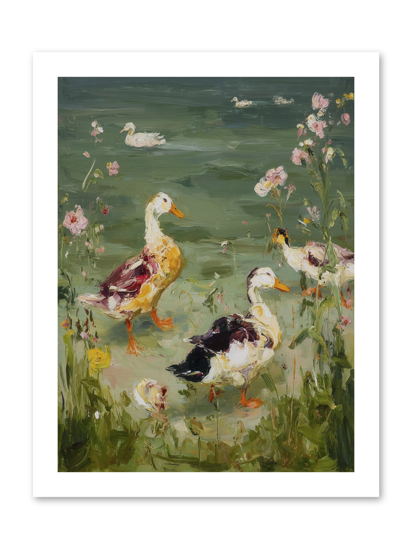 First Summer -- Loose Canvas Print 12x16