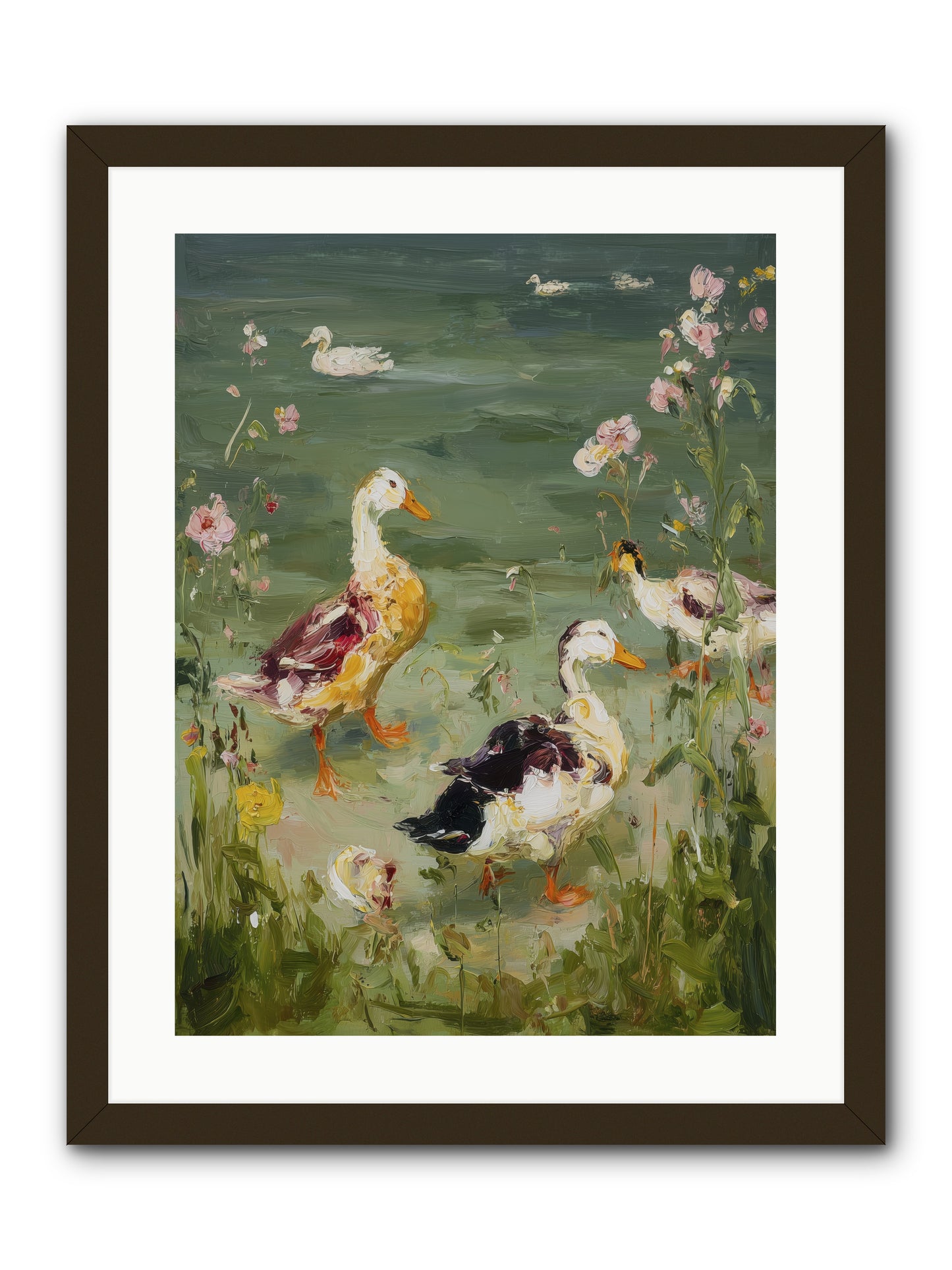 First Summer -- Framed Print - Black 18x24