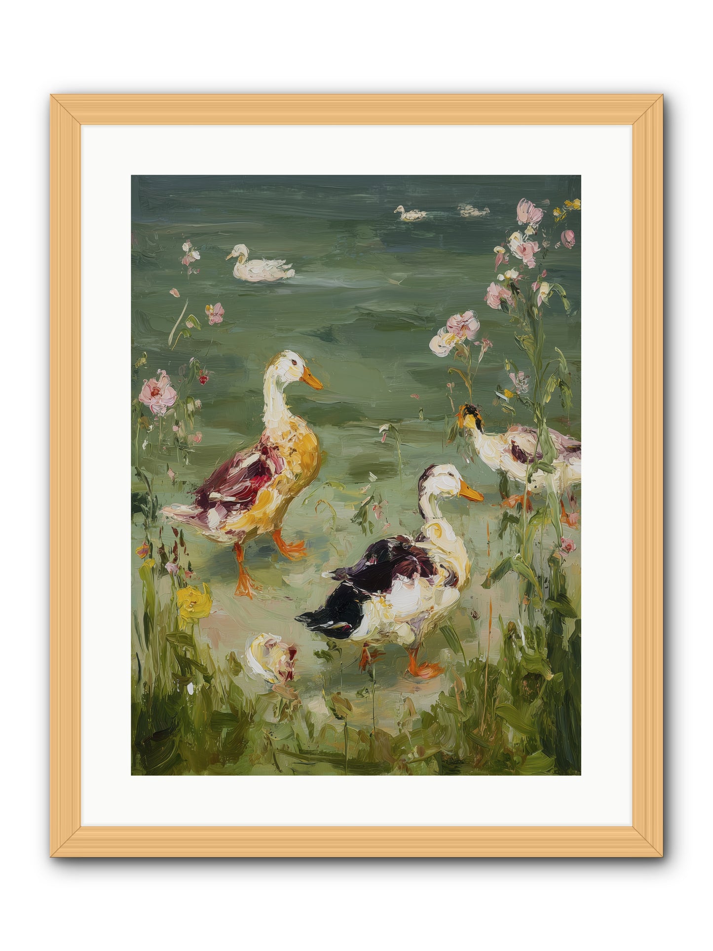 First Summer -- Framed Print - Natural 18x24