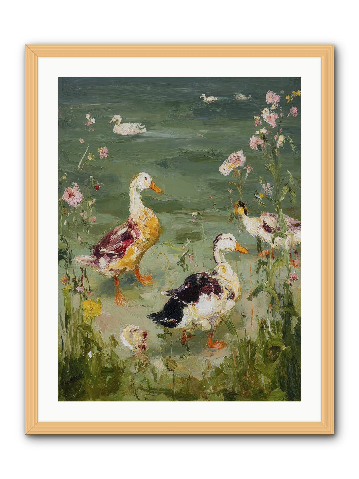 First Summer -- Framed Print - Natural 24x32