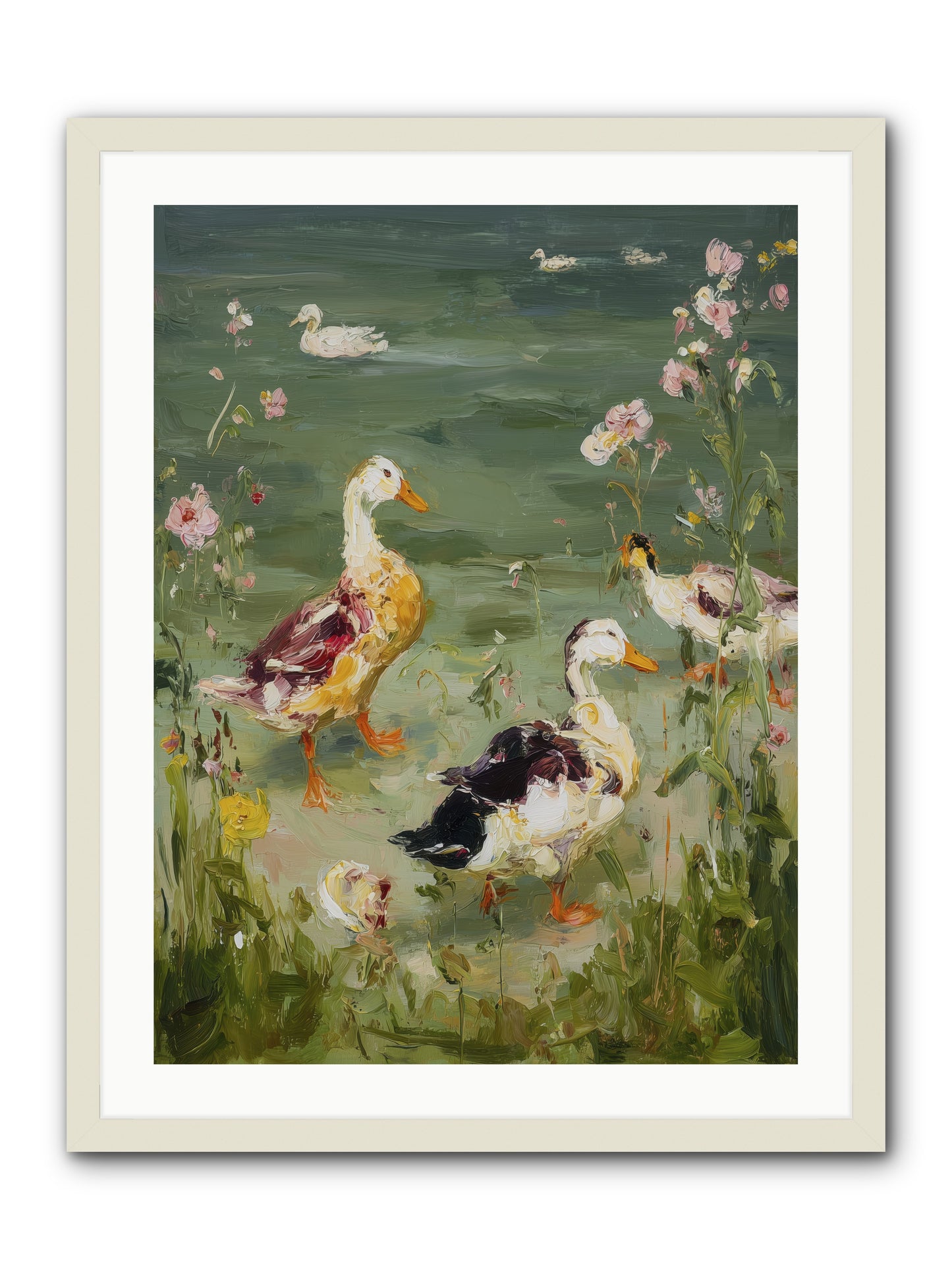 First Summer -- Framed Print - White 24x32