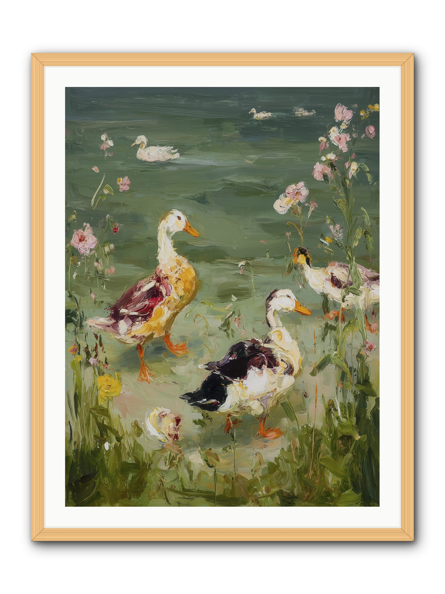 First Summer -- Framed Print - Natural 30x40