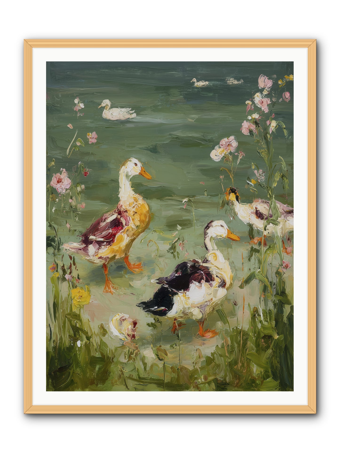 First Summer -- Framed Print - Natural 36x48