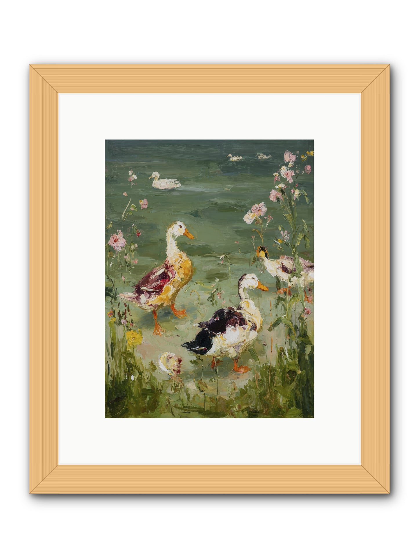 First Summer -- Framed Print - Natural 9x12