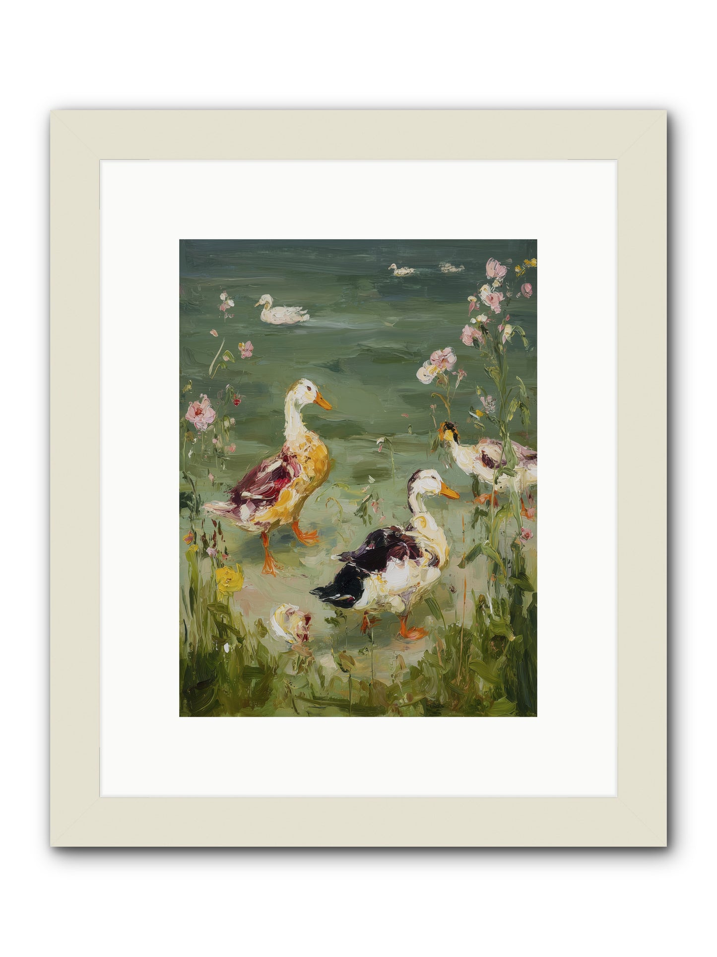 First Summer -- Framed Print - White 9x12